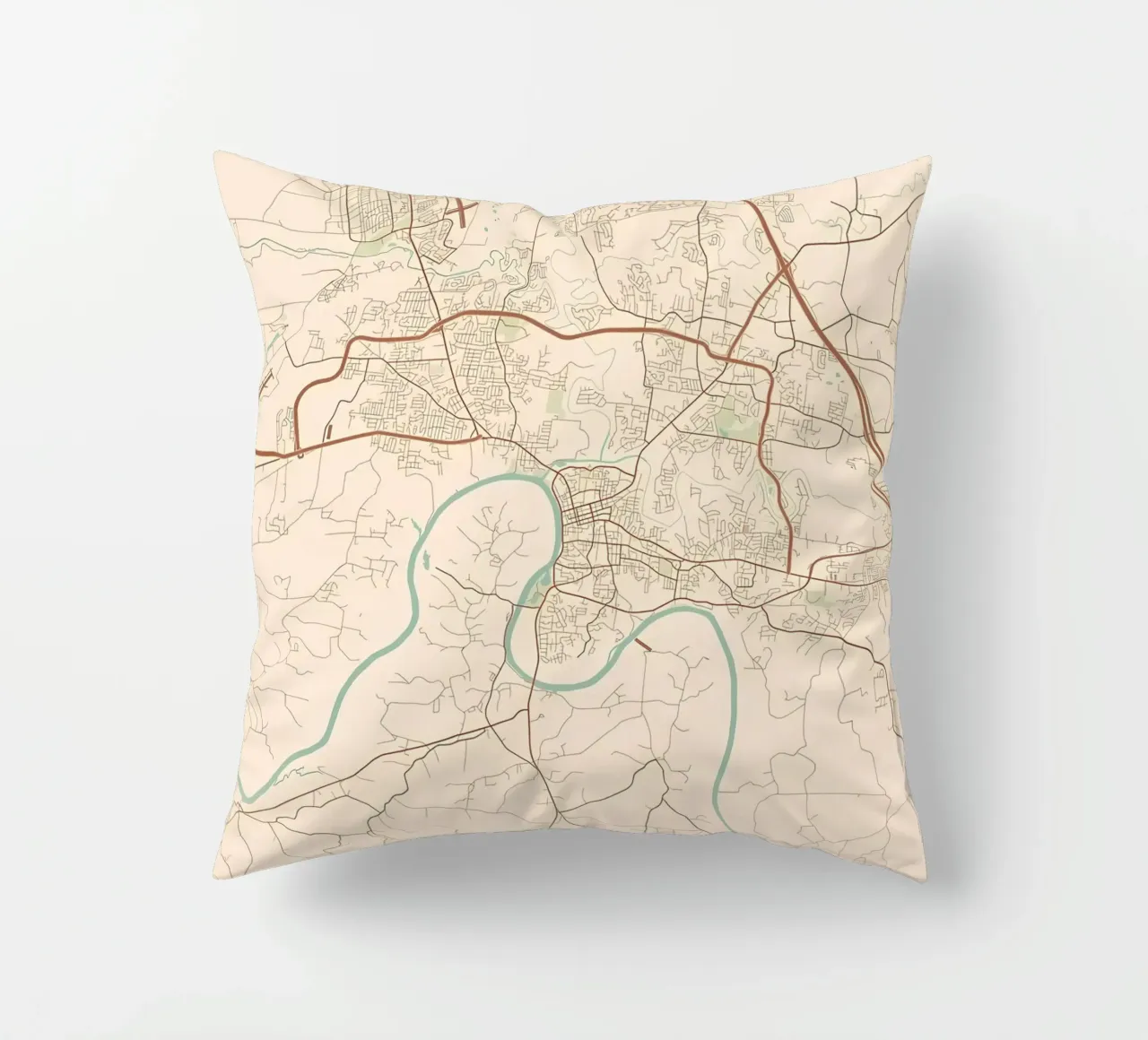 Clarksville TN decorative cushion by Jacob W MICKELSON