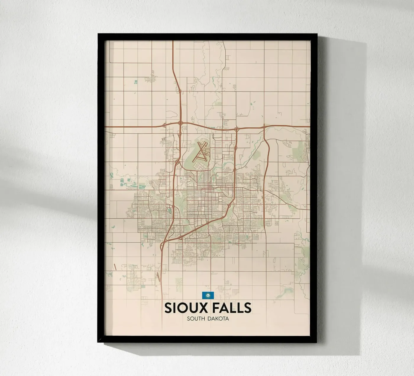 Sioux Falls SD poster da Jacob W MICKELSON