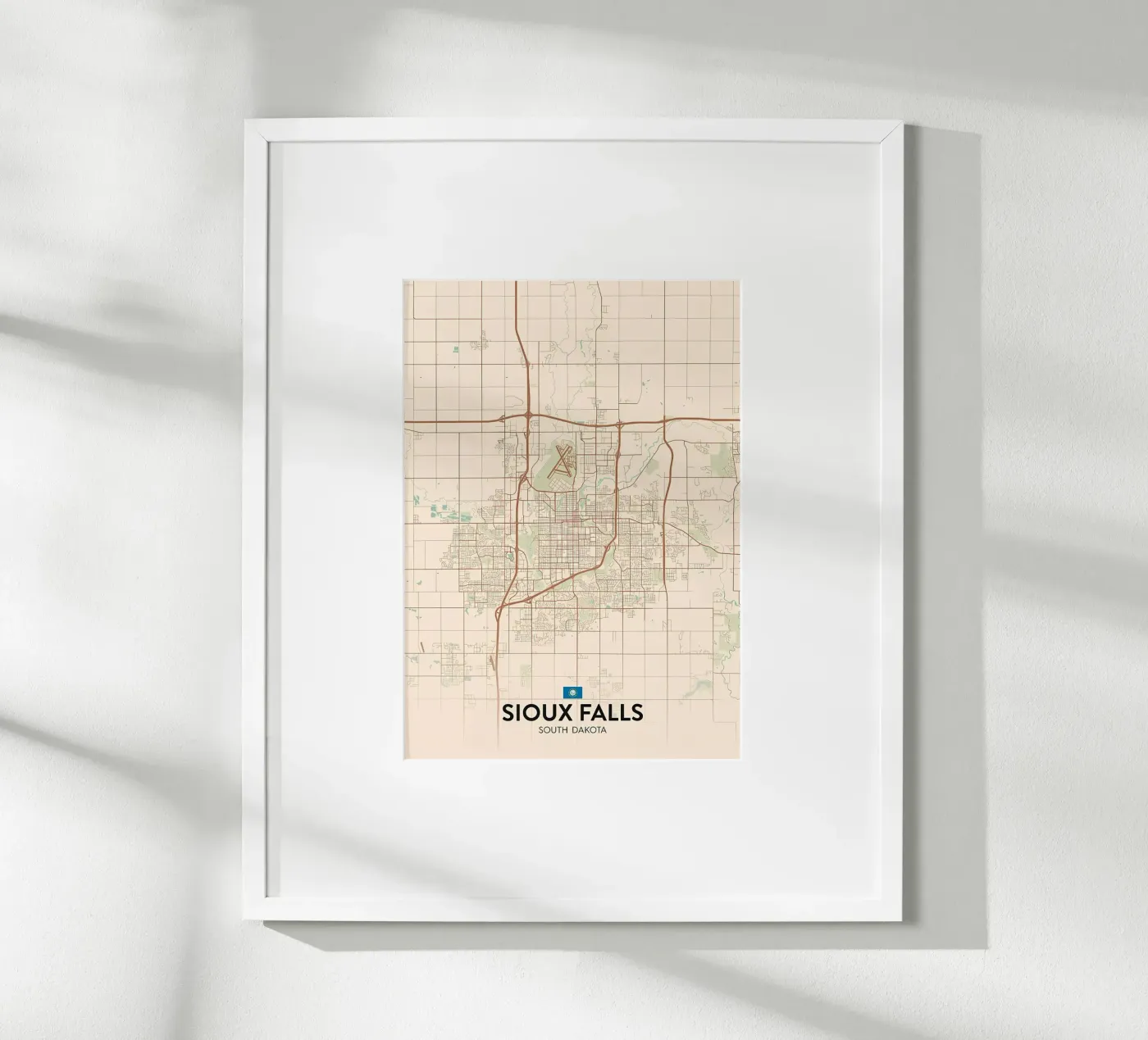 Sioux Falls SD poster da Jacob W MICKELSON