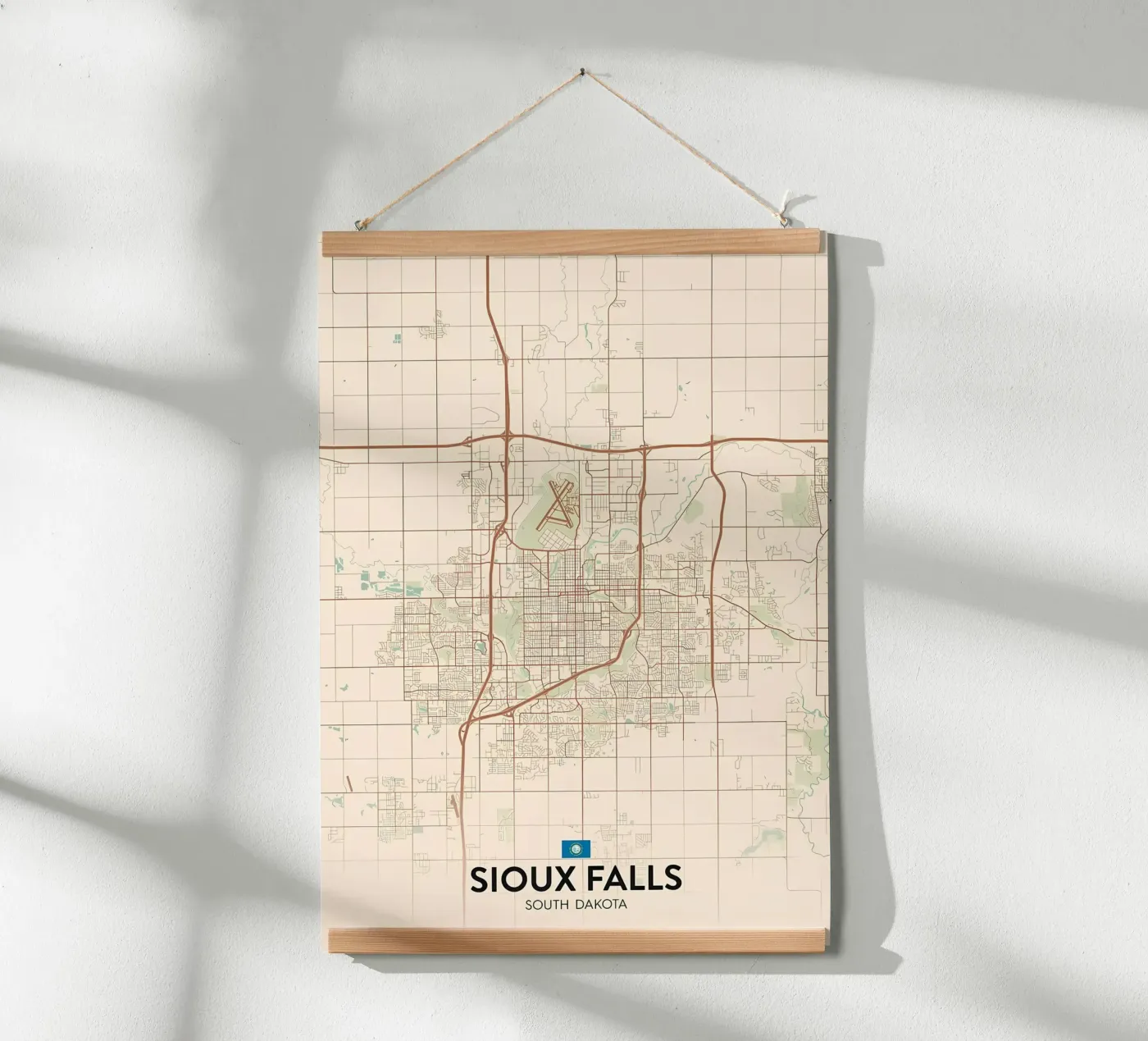 Sioux Falls SD poster da Jacob W MICKELSON