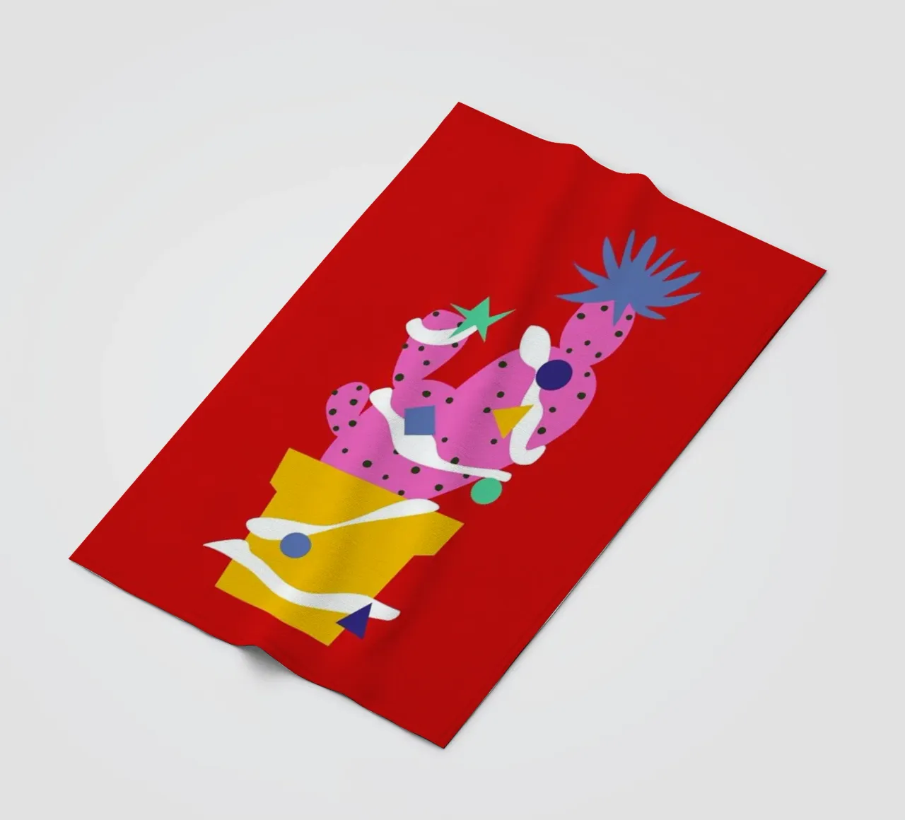 Christmas Cactus coperta in pile da Mariery Young