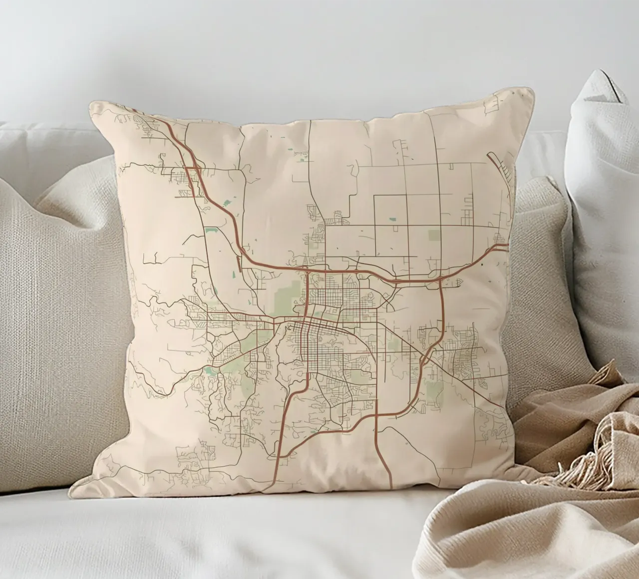 Rapid City SD decorative cushion by Jacob W MICKELSON