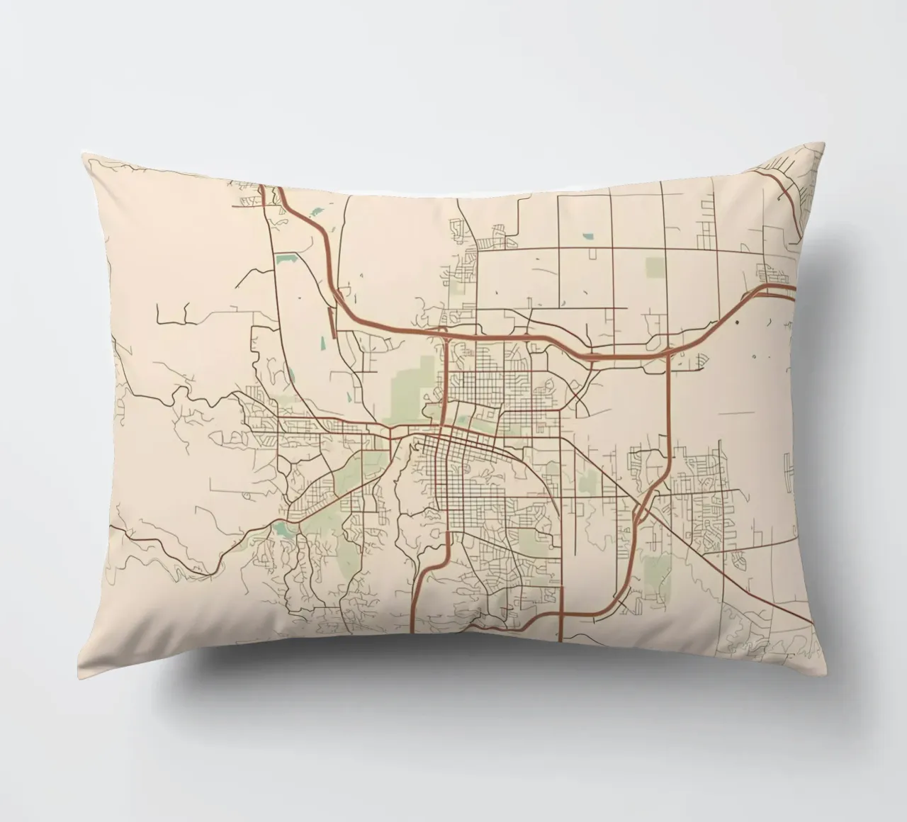 Rapid City SD decorative cushion by Jacob W MICKELSON