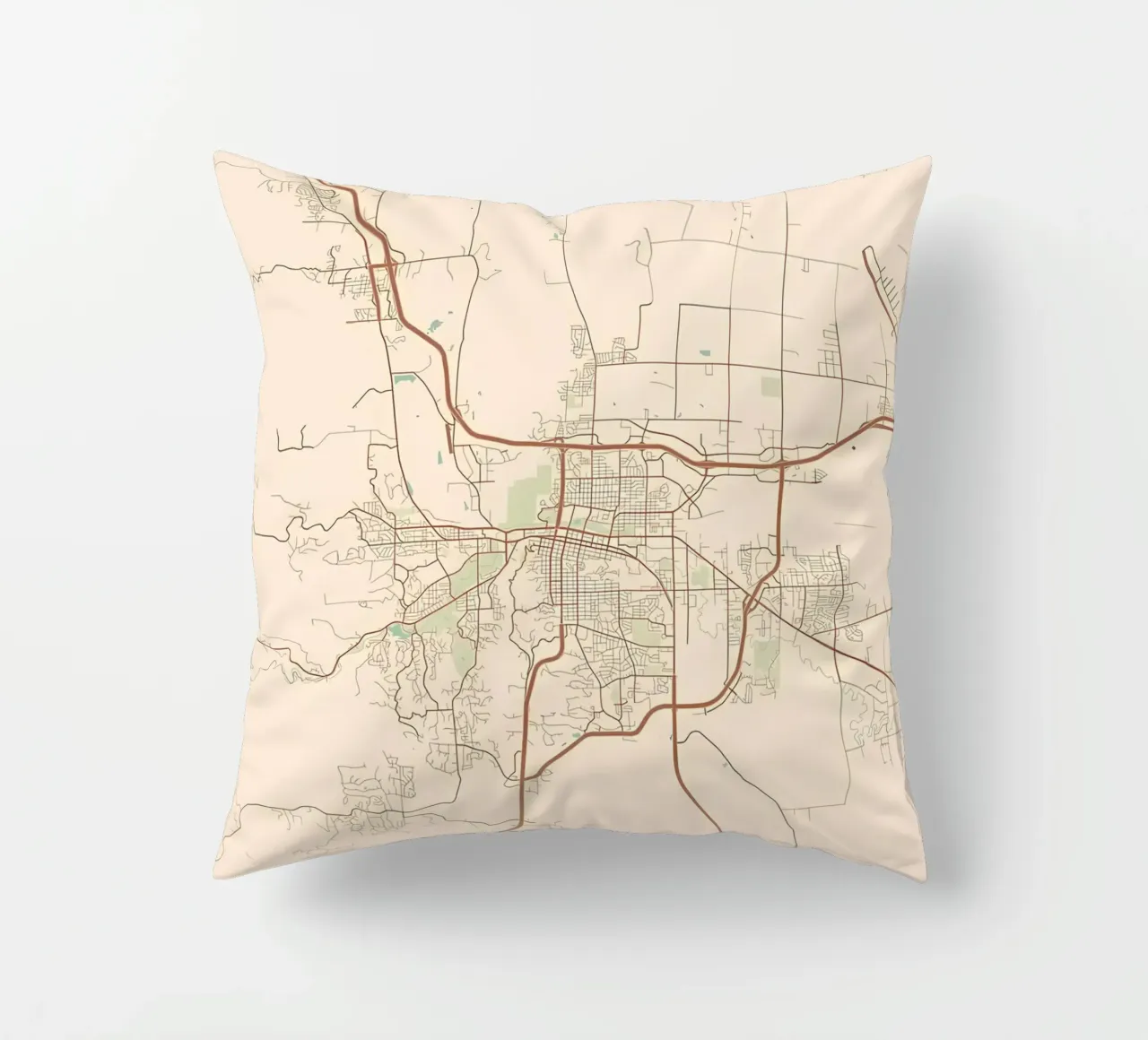 Rapid City SD decorative cushion by Jacob W MICKELSON