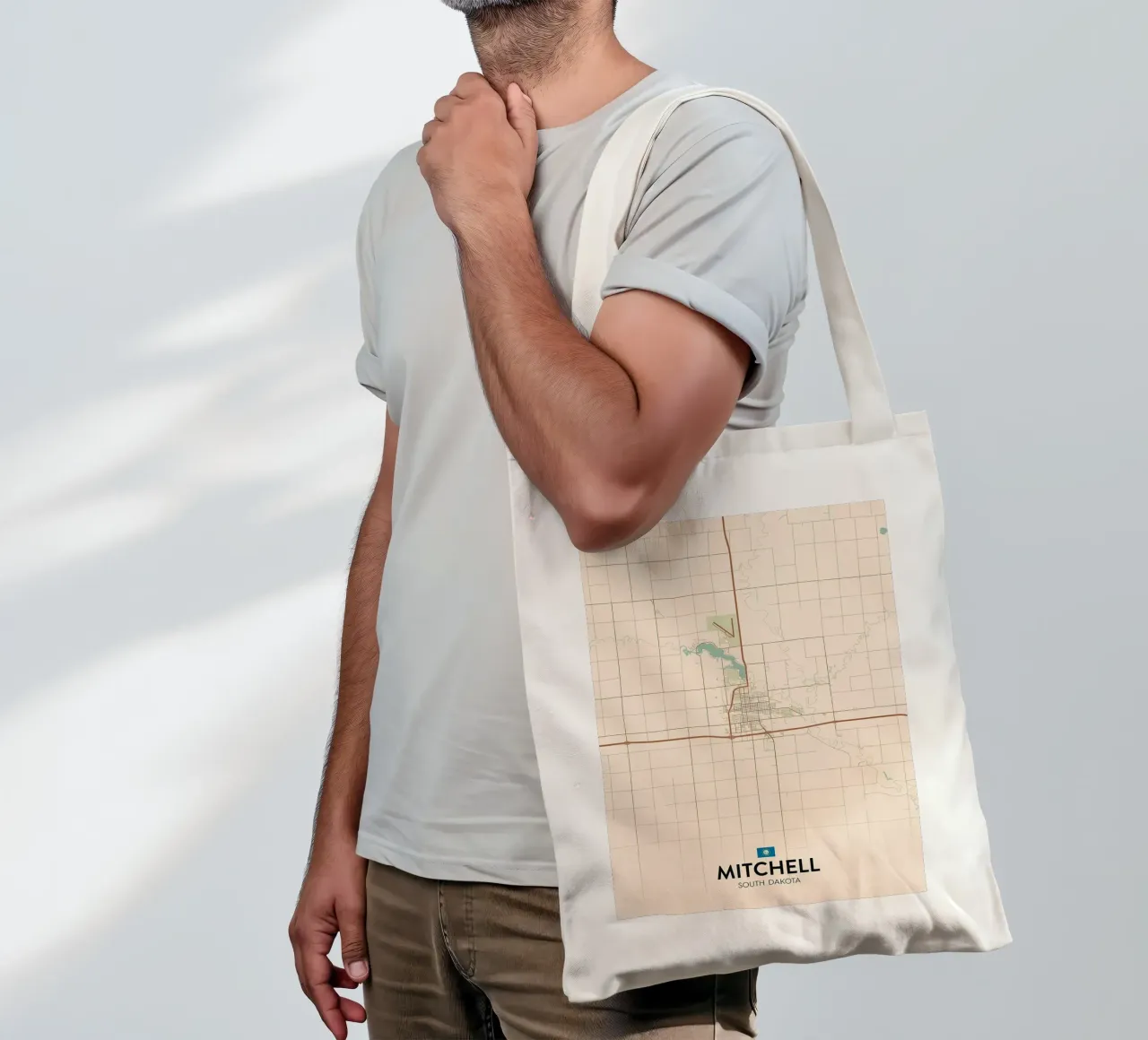 Mitchell SD borsa in juta da Jacob W MICKELSON