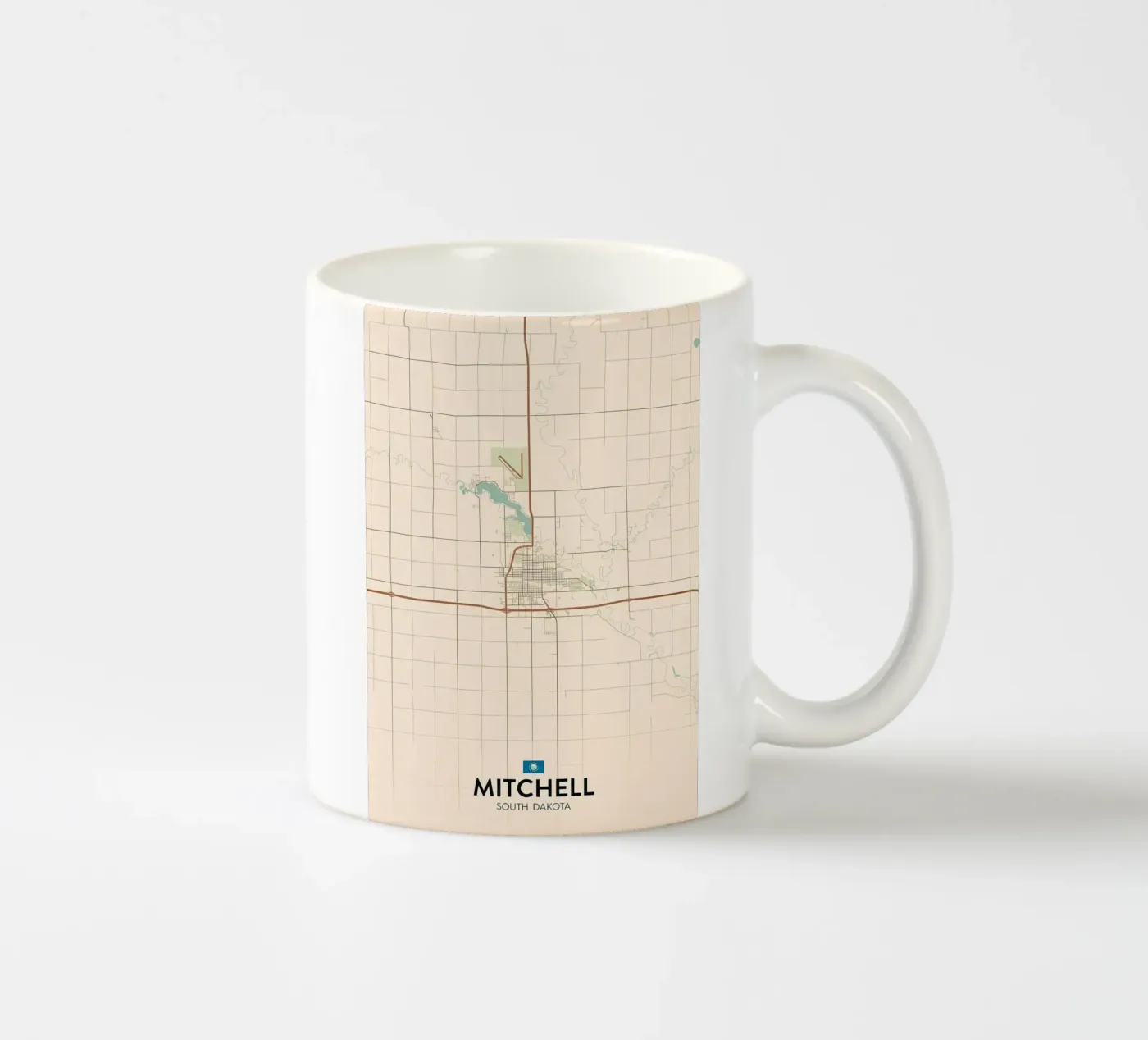 Mitchell SD ceramic mug by Jacob W MICKELSON
