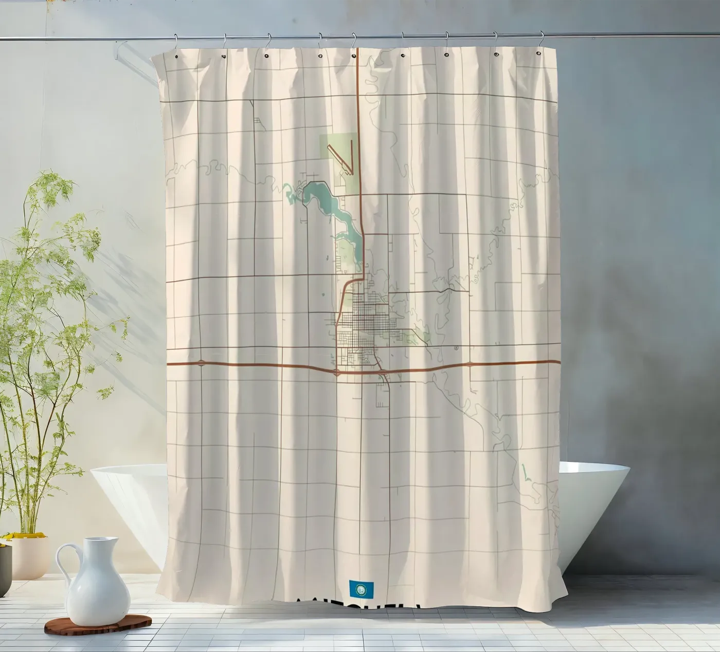 Mitchell SD douchegordijn van Jacob W MICKELSON