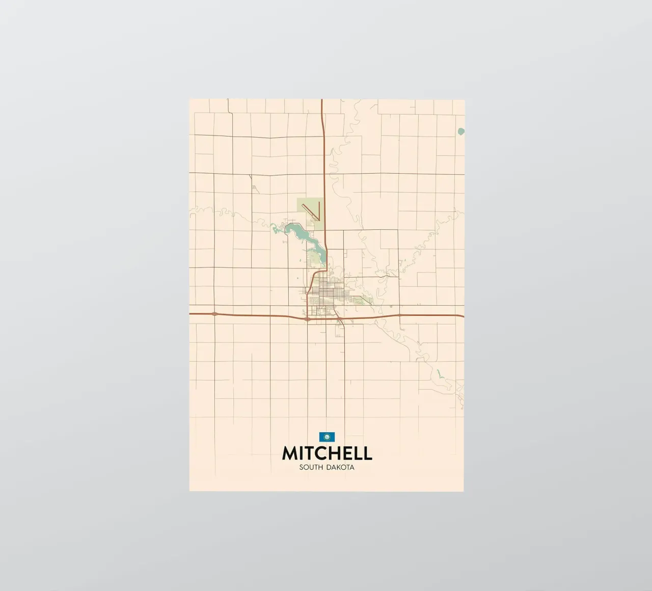 Mitchell SD sticker by Jacob W MICKELSON