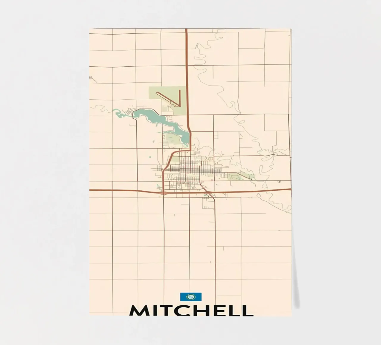 Mitchell SD sticker sheet by Jacob W MICKELSON