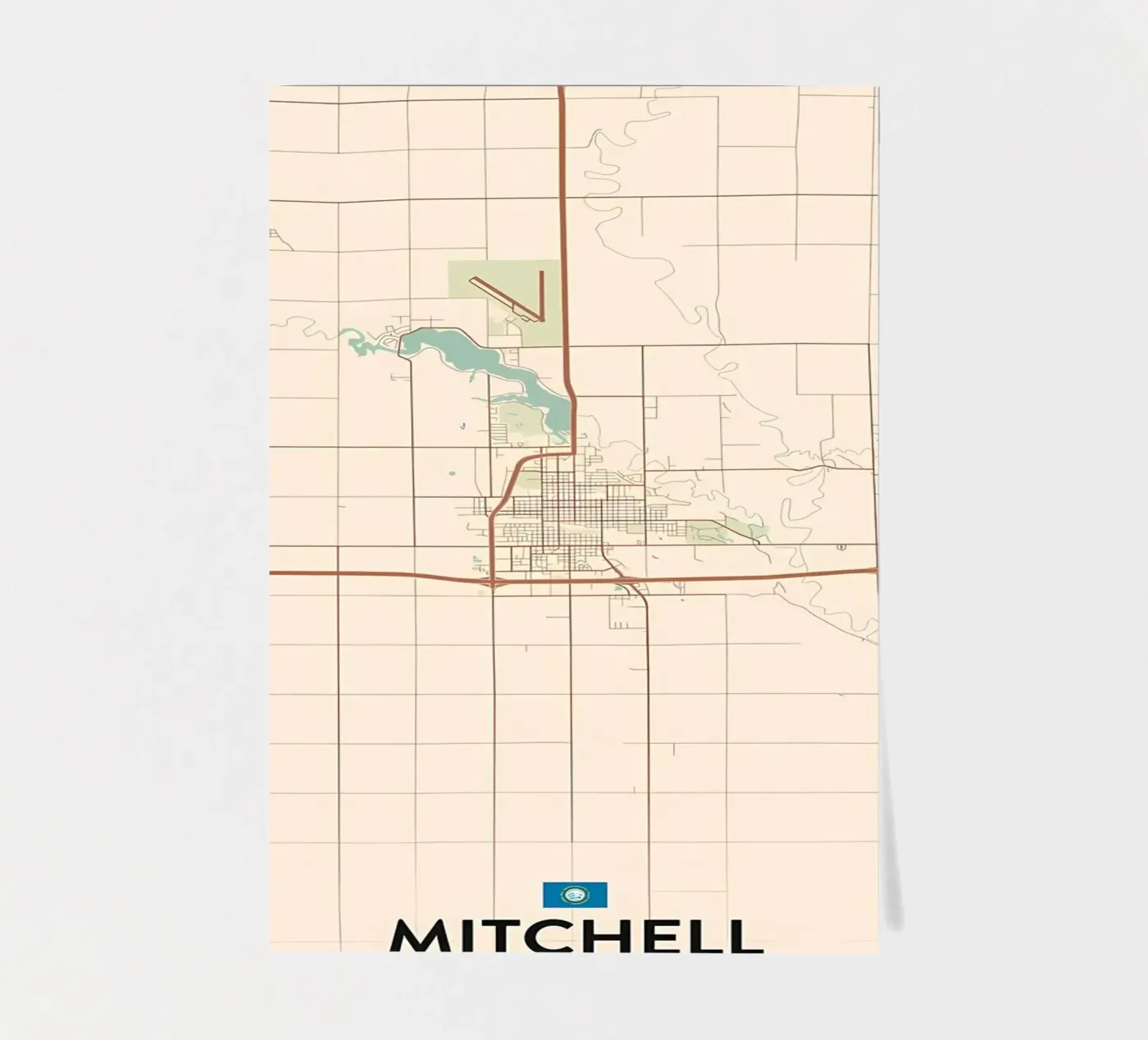 Mitchell SD stickervel van Jacob W MICKELSON