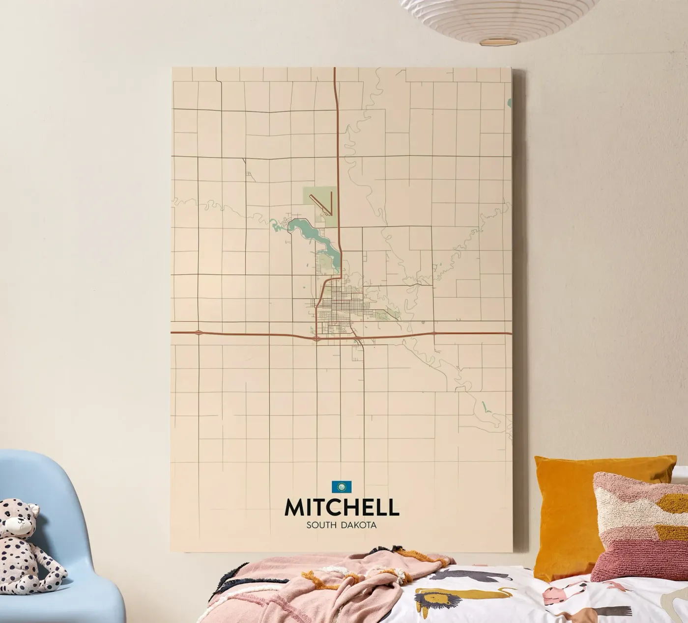 Mitchell SD toile de Jacob W MICKELSON