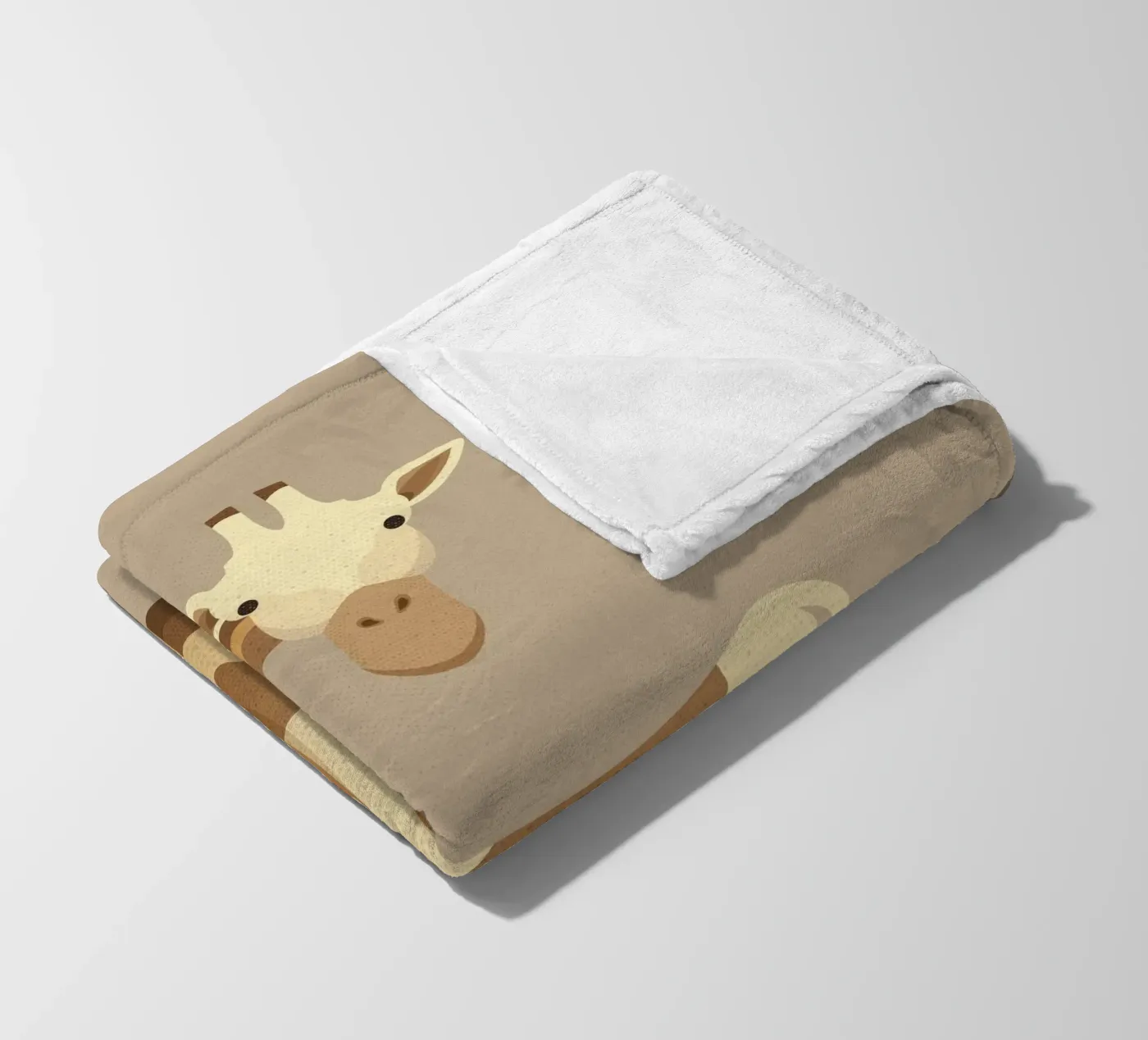 Whimsy Giraffe coperta in pile da The Printed Sparrow