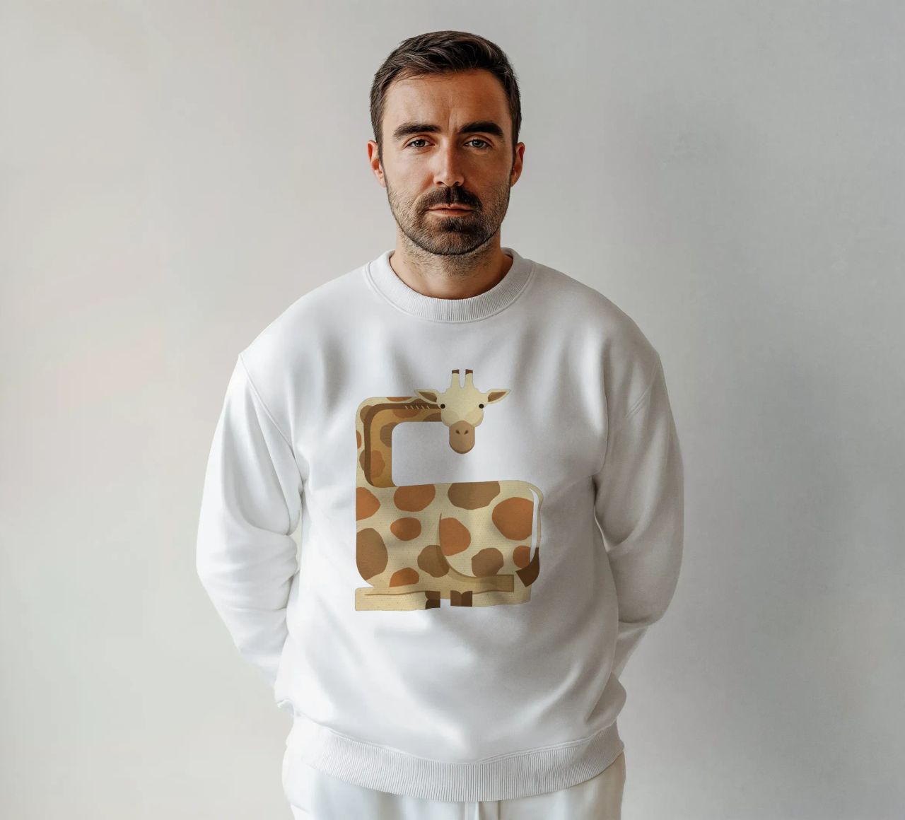 Whimsy Giraffe felpa da The Printed Sparrow