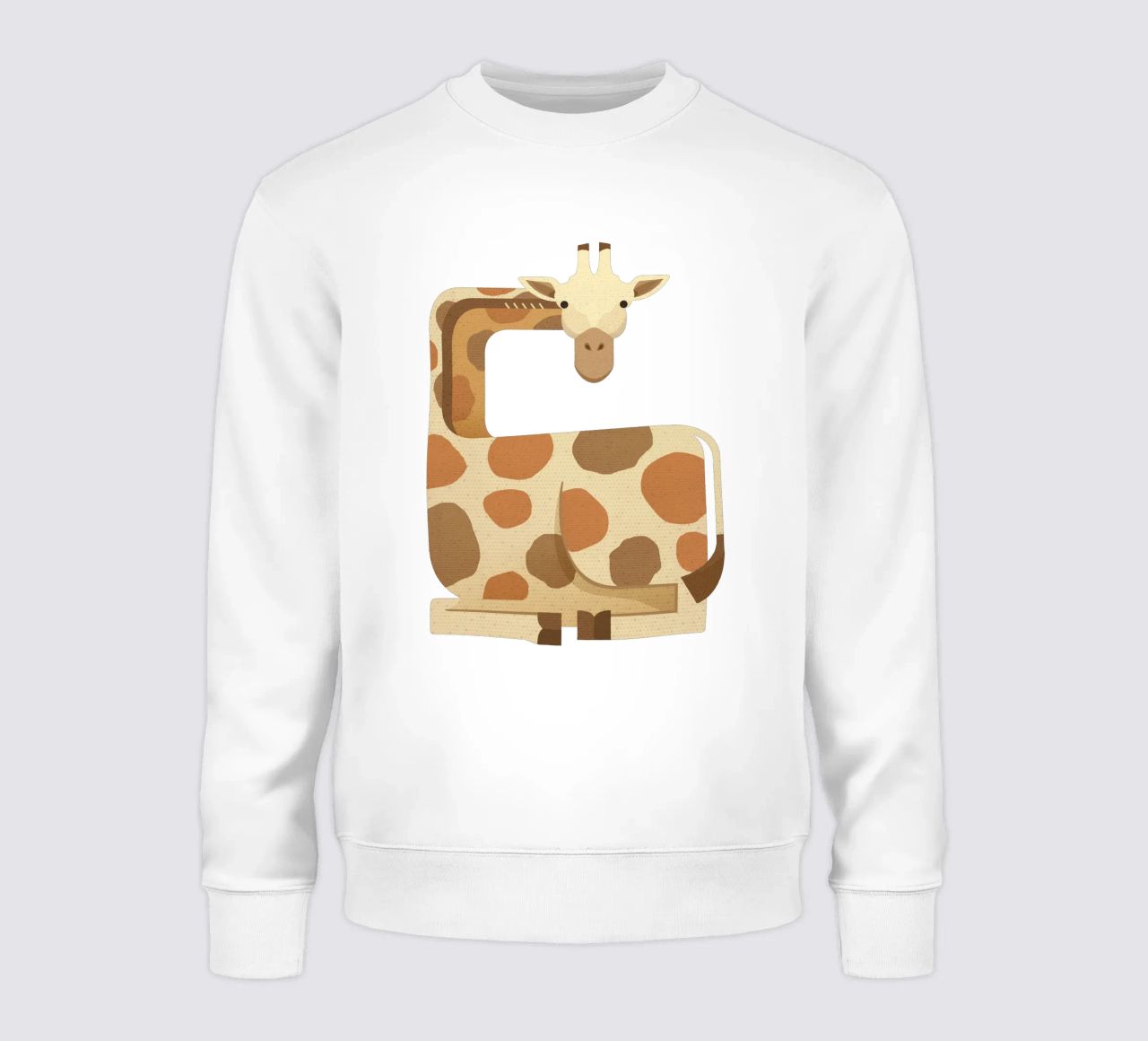 Whimsy Giraffe felpa da The Printed Sparrow