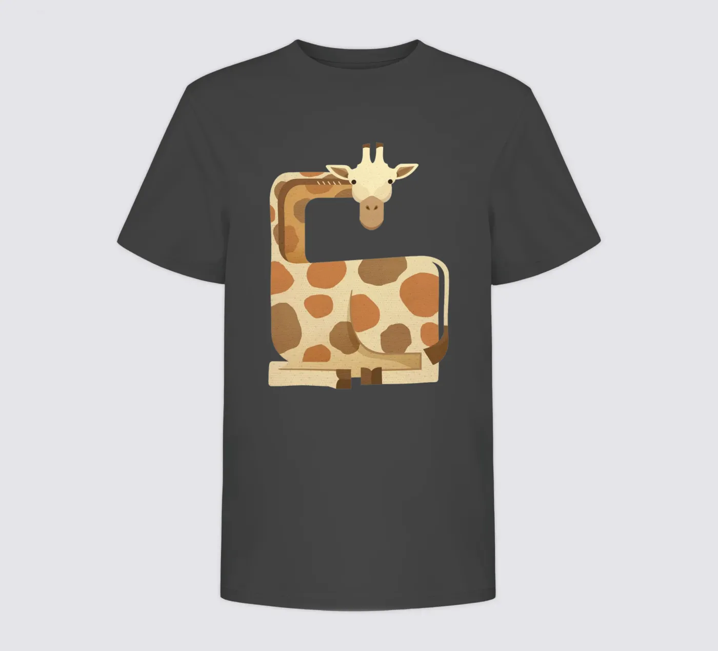 Whimsy Giraffe t-shirt bambini da The Printed Sparrow