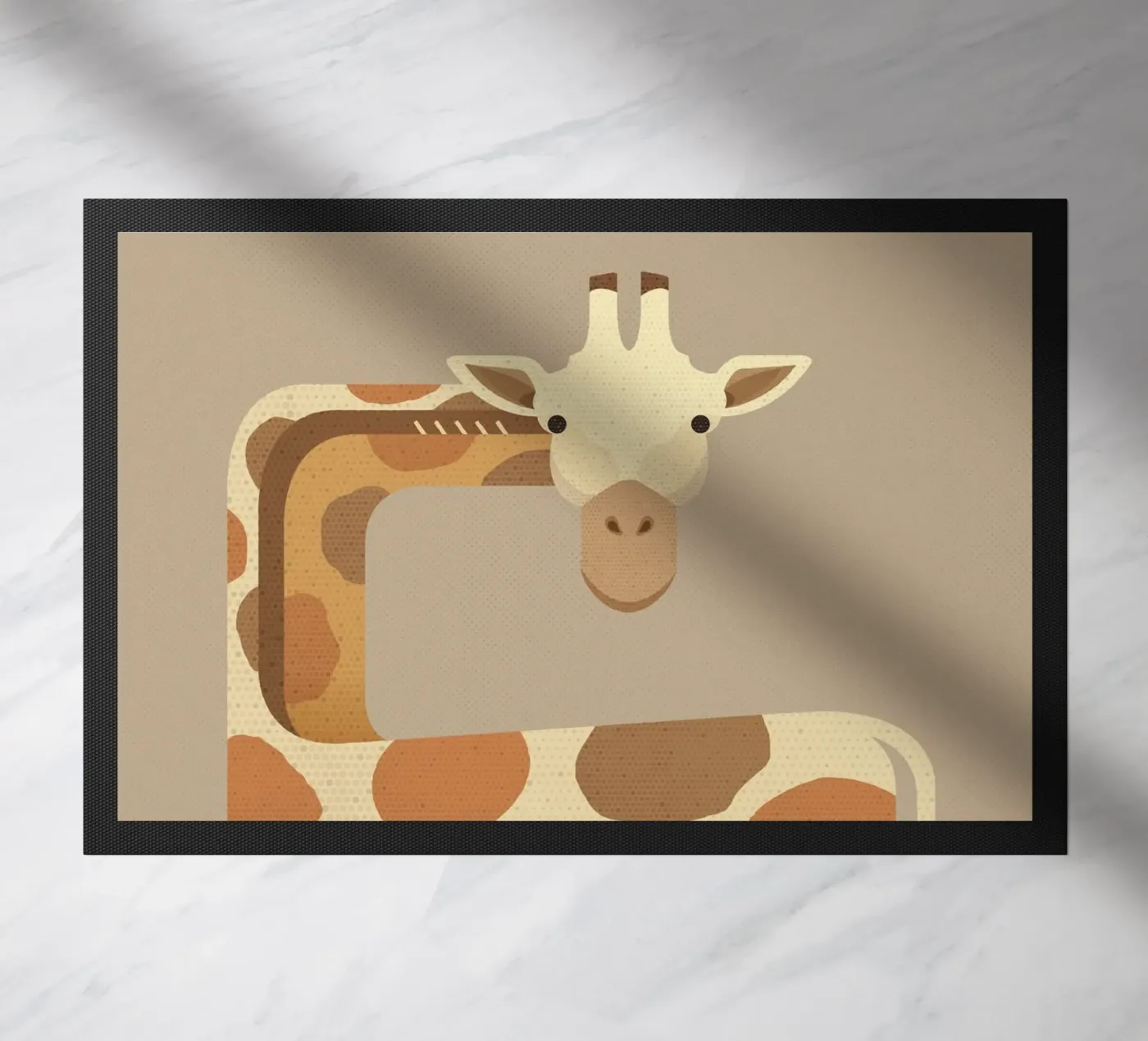 Whimsy Giraffe zerbino da The Printed Sparrow