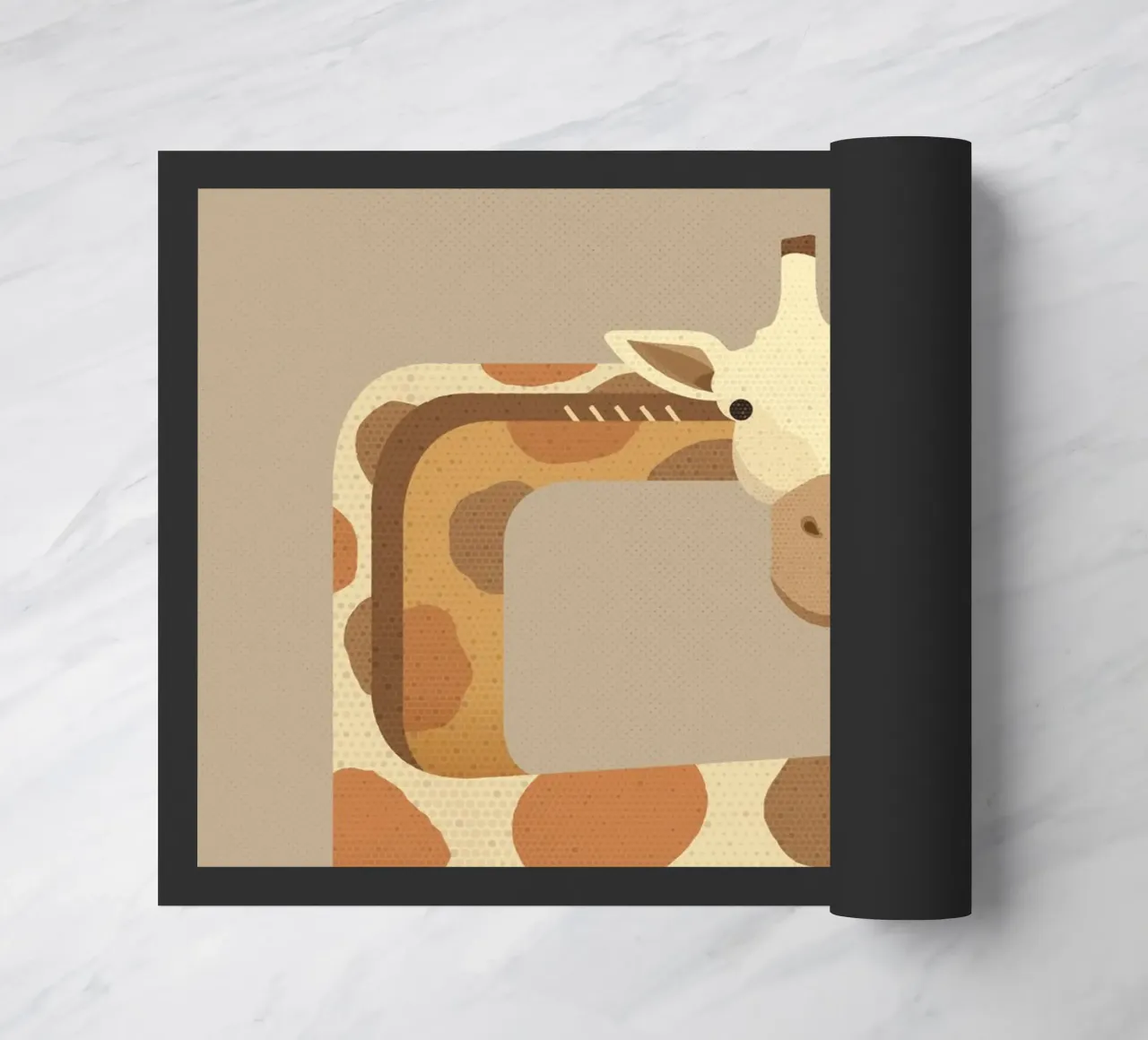 Whimsy Giraffe zerbino da The Printed Sparrow