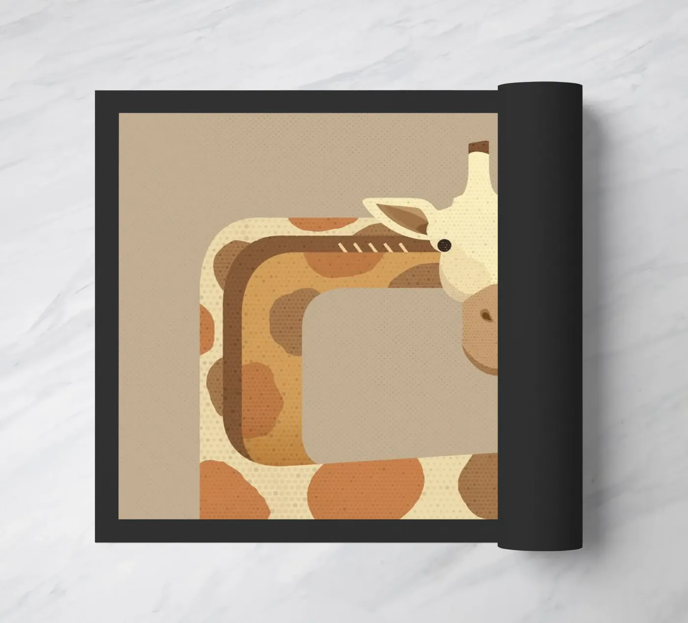 Whimsy Giraffe zerbino da The Printed Sparrow