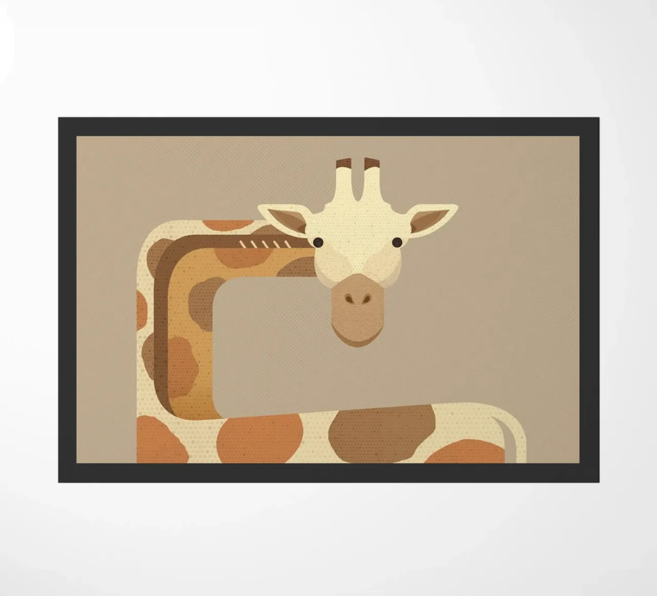 Whimsy Giraffe zerbino da The Printed Sparrow