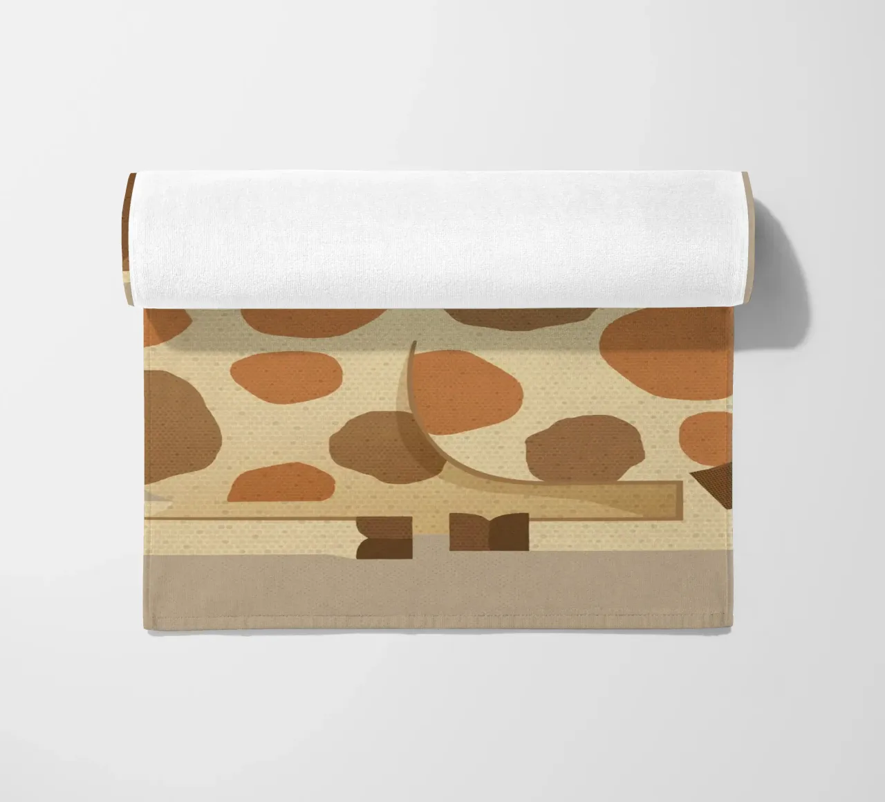 Whimsy Giraffe telo mare da The Printed Sparrow