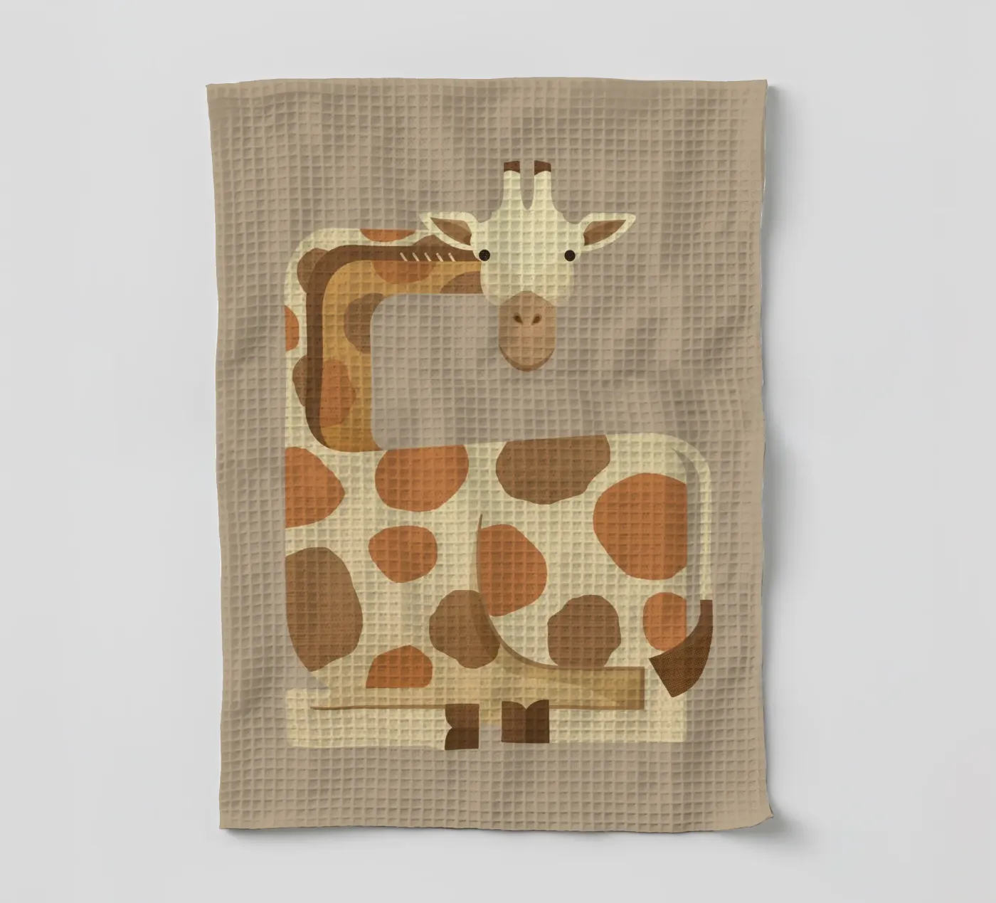 Whimsy Giraffe torchon de The Printed Sparrow