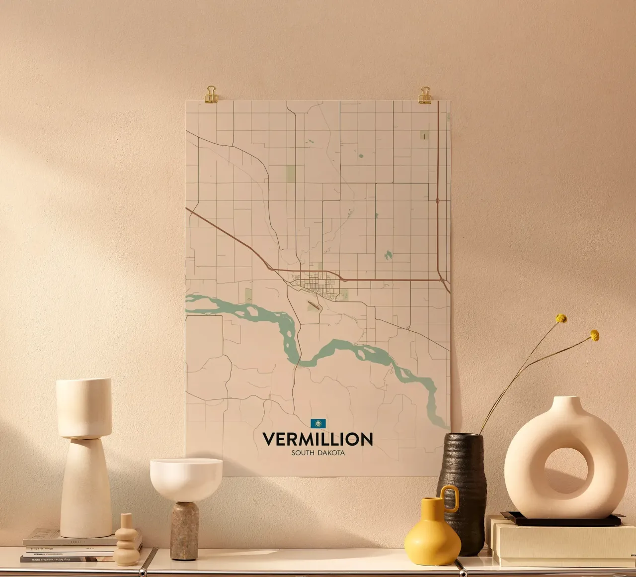 Vermillion SD poster da Jacob W MICKELSON