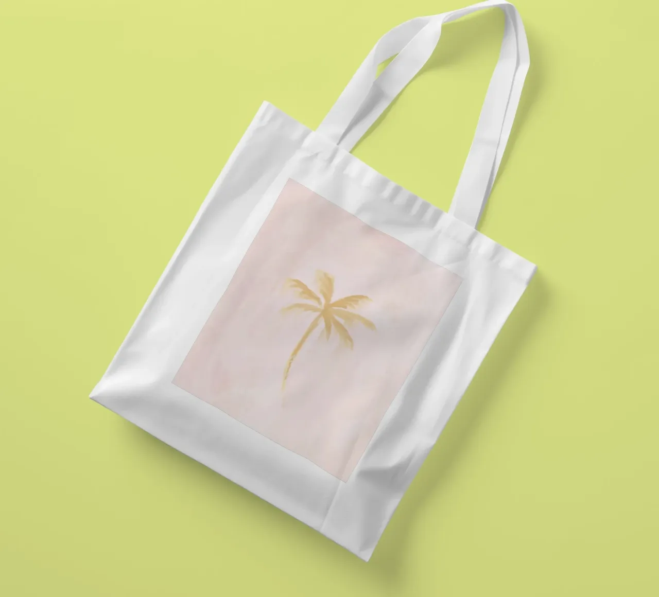 Rosa pastello Boho Coastal Island Coconut Palm Tree astratto borsa in juta da This Wild Soul - Illustration