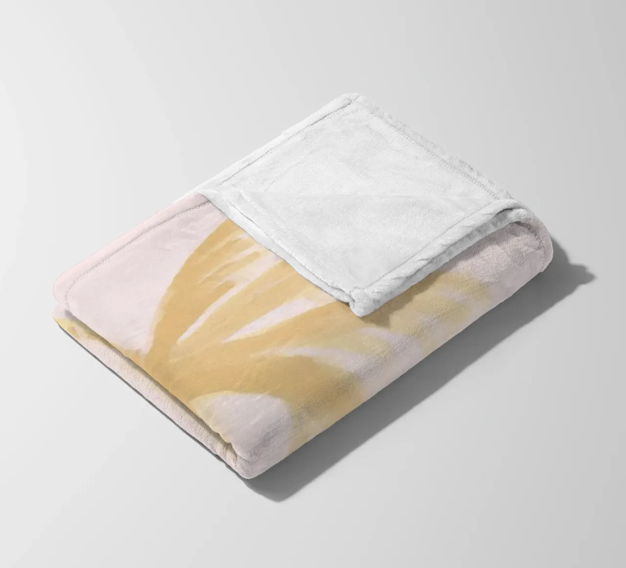 Rosa pastello Boho Coastal Island Coconut Palm Tree astratto coperta in pile da This Wild Soul - Illustration