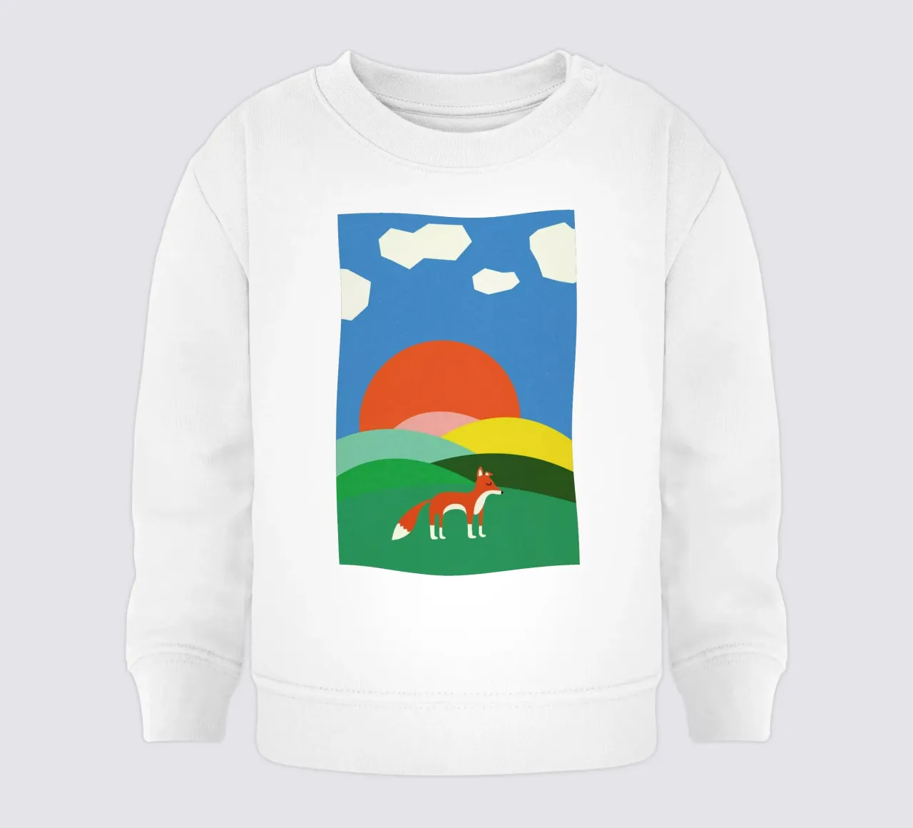 Fox and Field felpa neonato da Rosi Feist