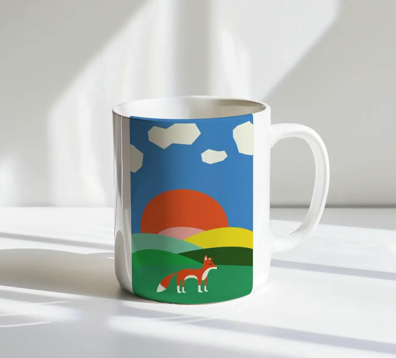 Fox and Field tazza in ceramica da Rosi Feist