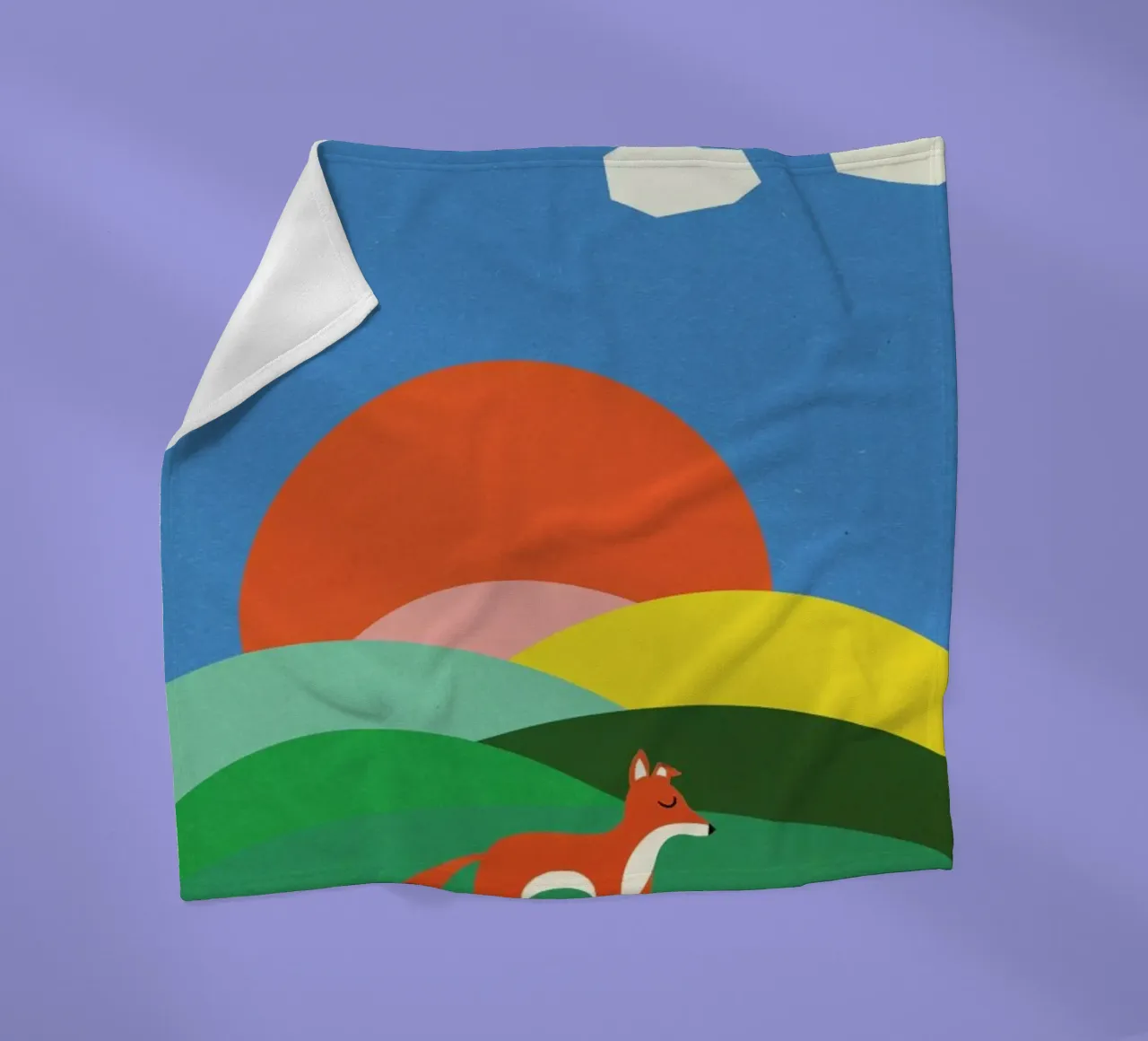 Fox and Field coperta in pile da Rosi Feist