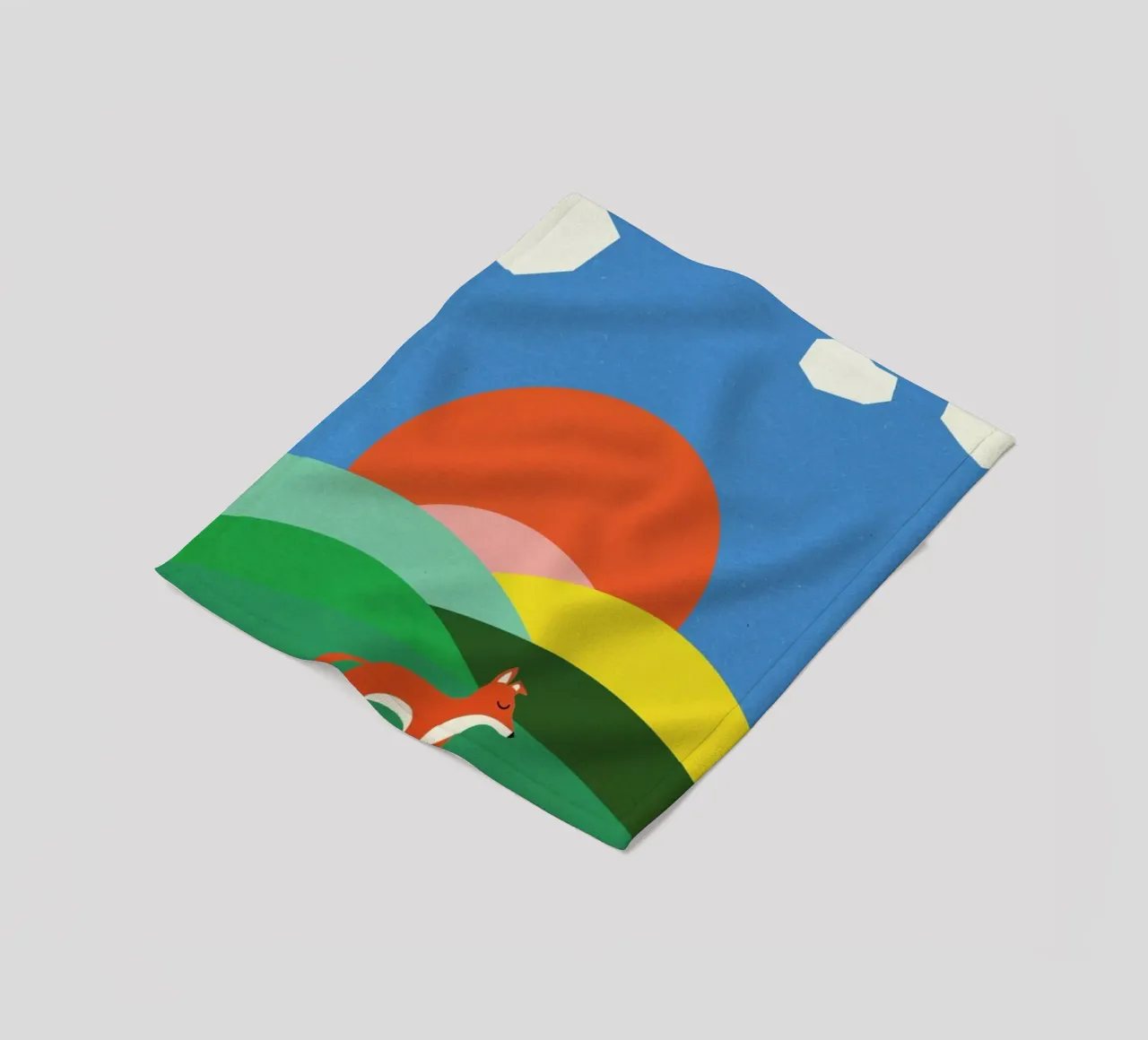Fox and Field coperta in pile da Rosi Feist