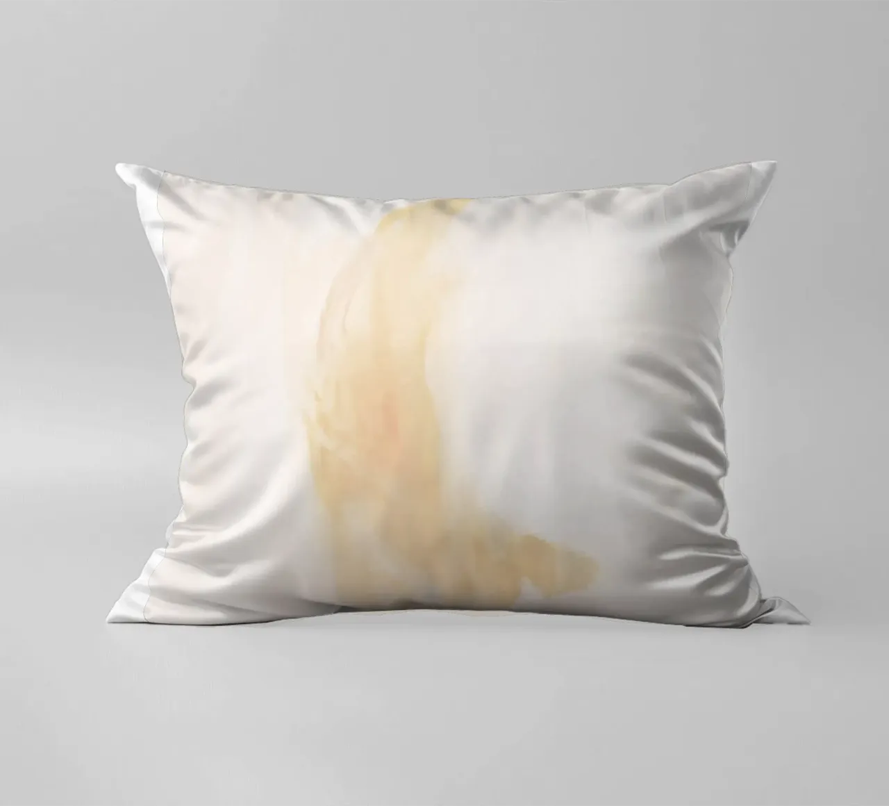 Dromerig Boho Kust Abstract Halve Maan Wit Schilderij kussen van This Wild Soul - Illustration