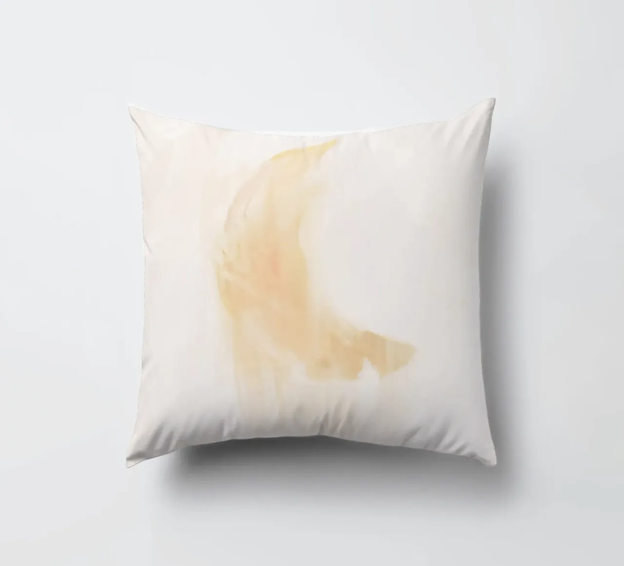 Dromerig Boho Kust Abstract Halve Maan Wit Schilderij kussen van This Wild Soul - Illustration