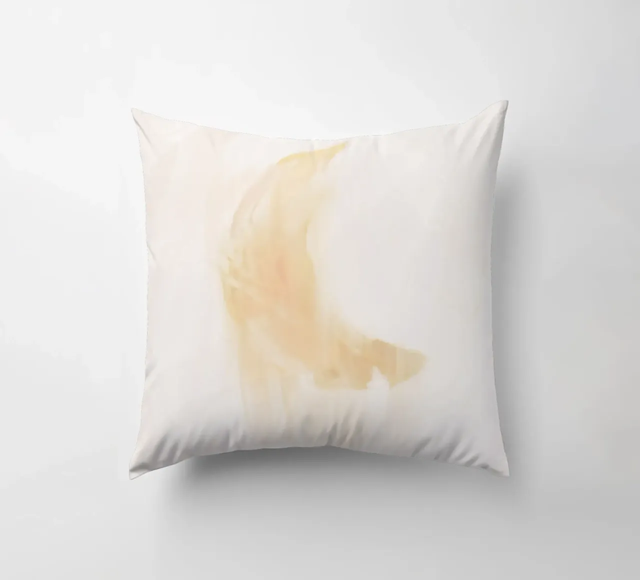 Dromerig Boho Kust Abstract Halve Maan Wit Schilderij kussen van This Wild Soul - Illustration