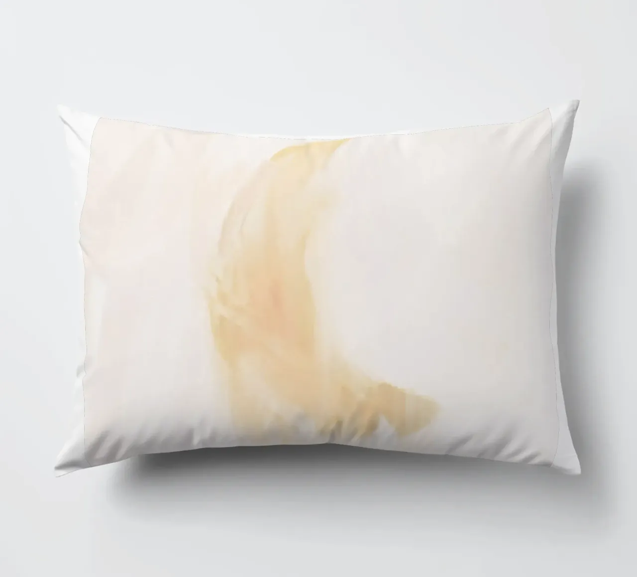 Dromerig Boho Kust Abstract Halve Maan Wit Schilderij kussen van This Wild Soul - Illustration