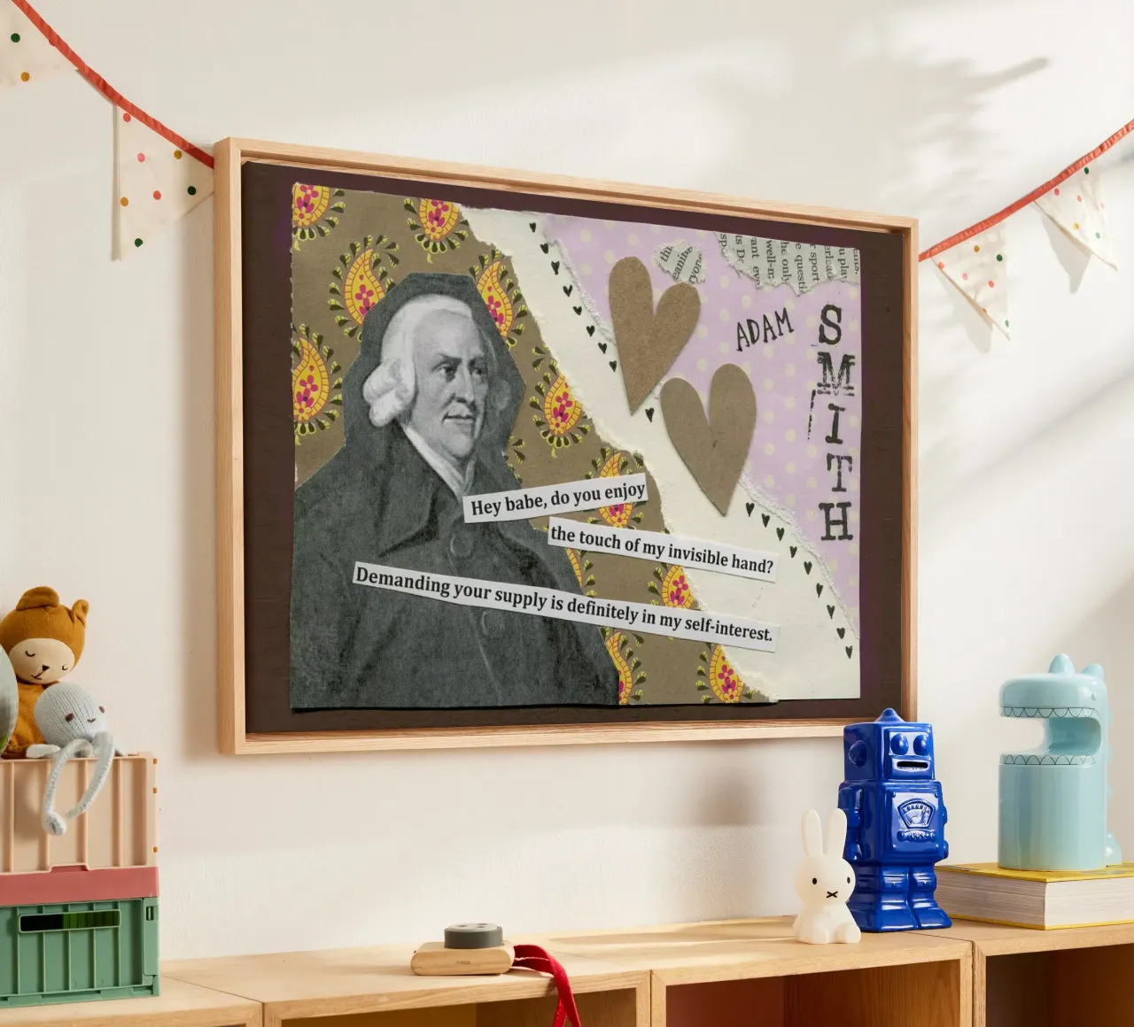 Adam Smith tela con Cornice a cassetta da The Pick-Up Theorist