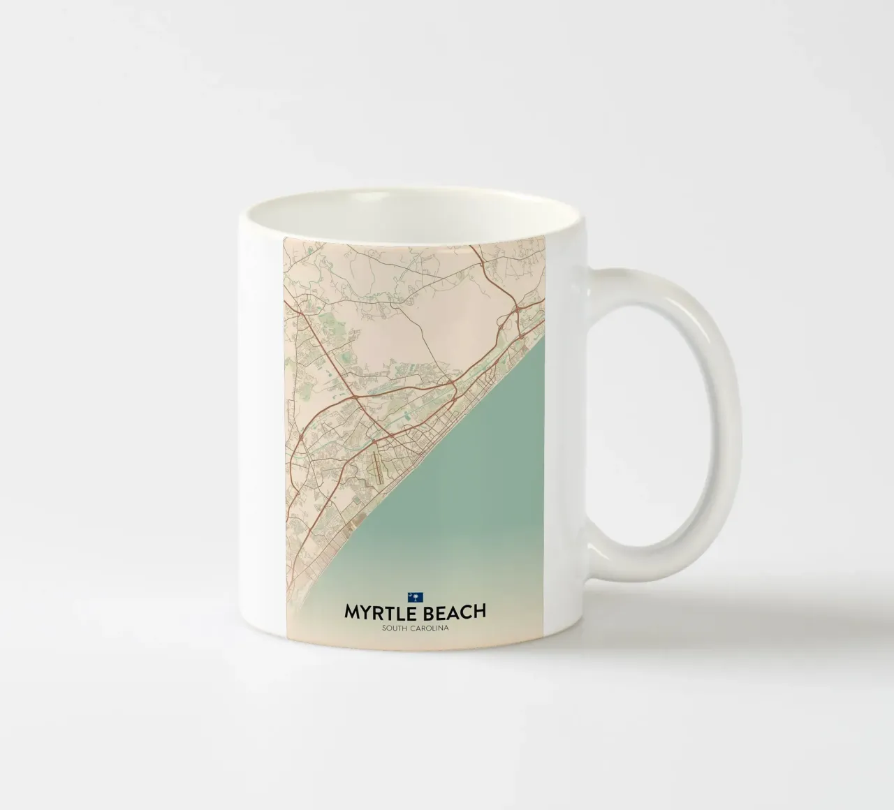 Myrtle Beach SC tazza in ceramica da Jacob W MICKELSON