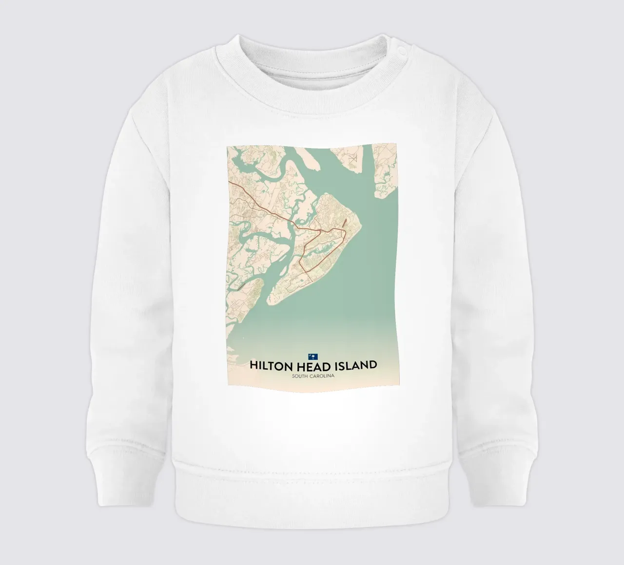 Isola di Hilton Head SC felpa neonato da Jacob W MICKELSON