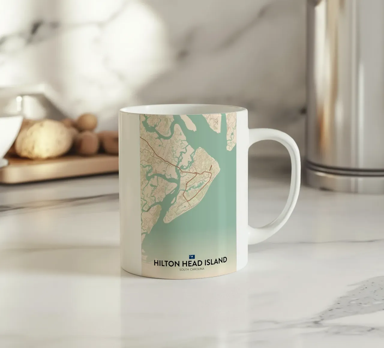 Isola di Hilton Head SC tazza in ceramica da Jacob W MICKELSON