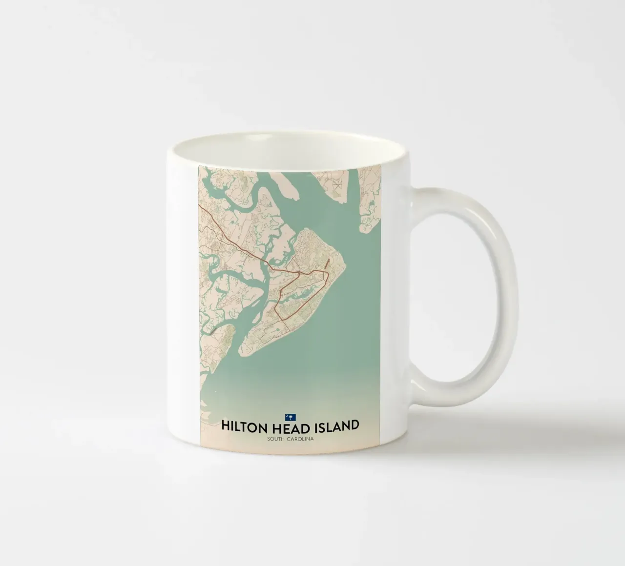 Isola di Hilton Head SC tazza in ceramica da Jacob W MICKELSON