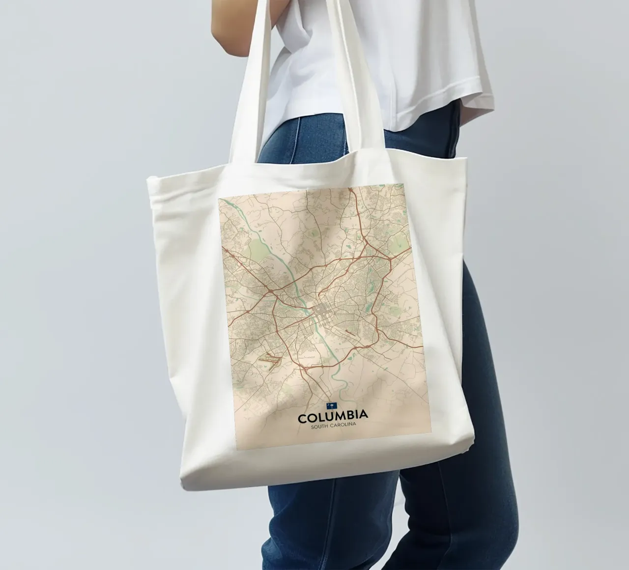 Columbia SC borsa in juta da Jacob W MICKELSON
