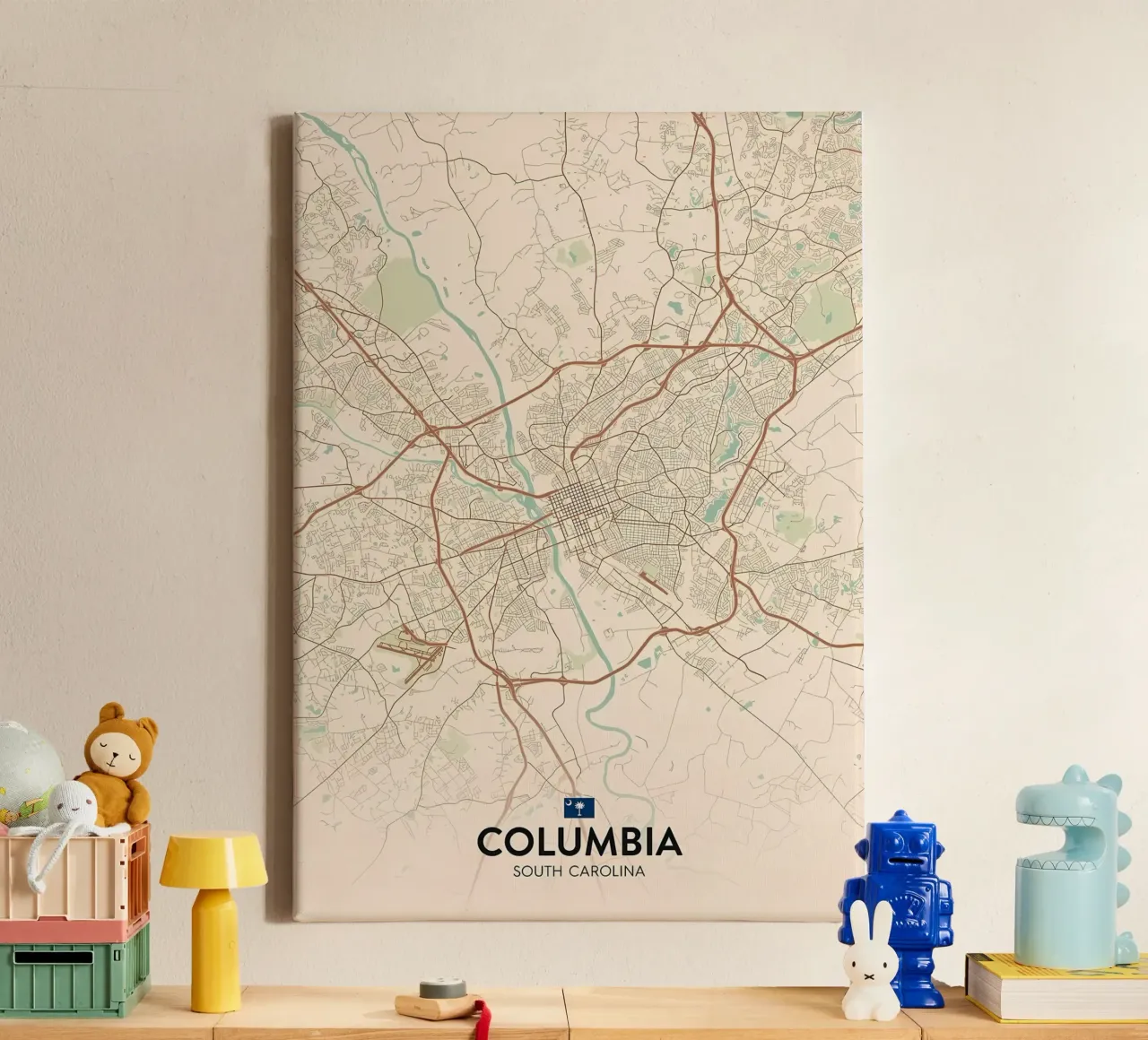 Columbia SC tela da Jacob W MICKELSON