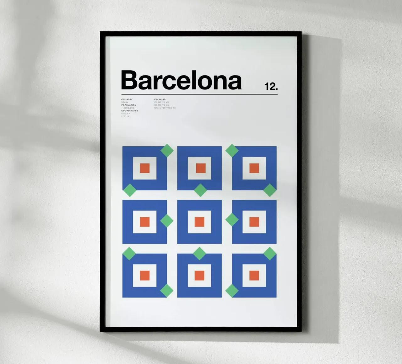 Barcelona poster da Nick Barclay