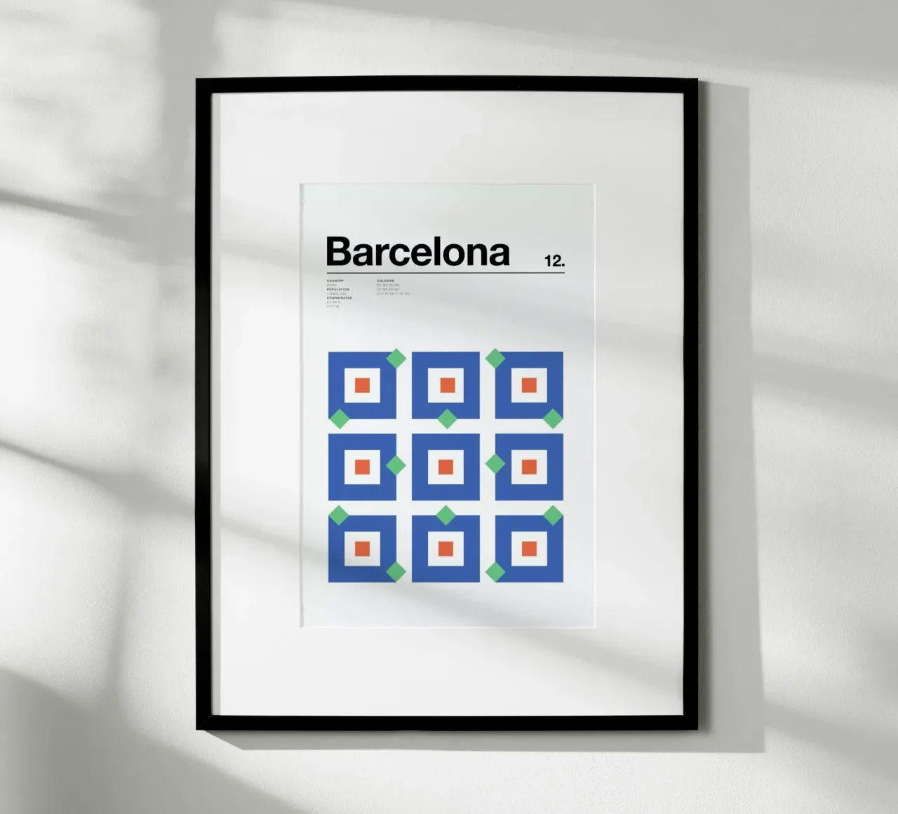 Barcelona poster da Nick Barclay