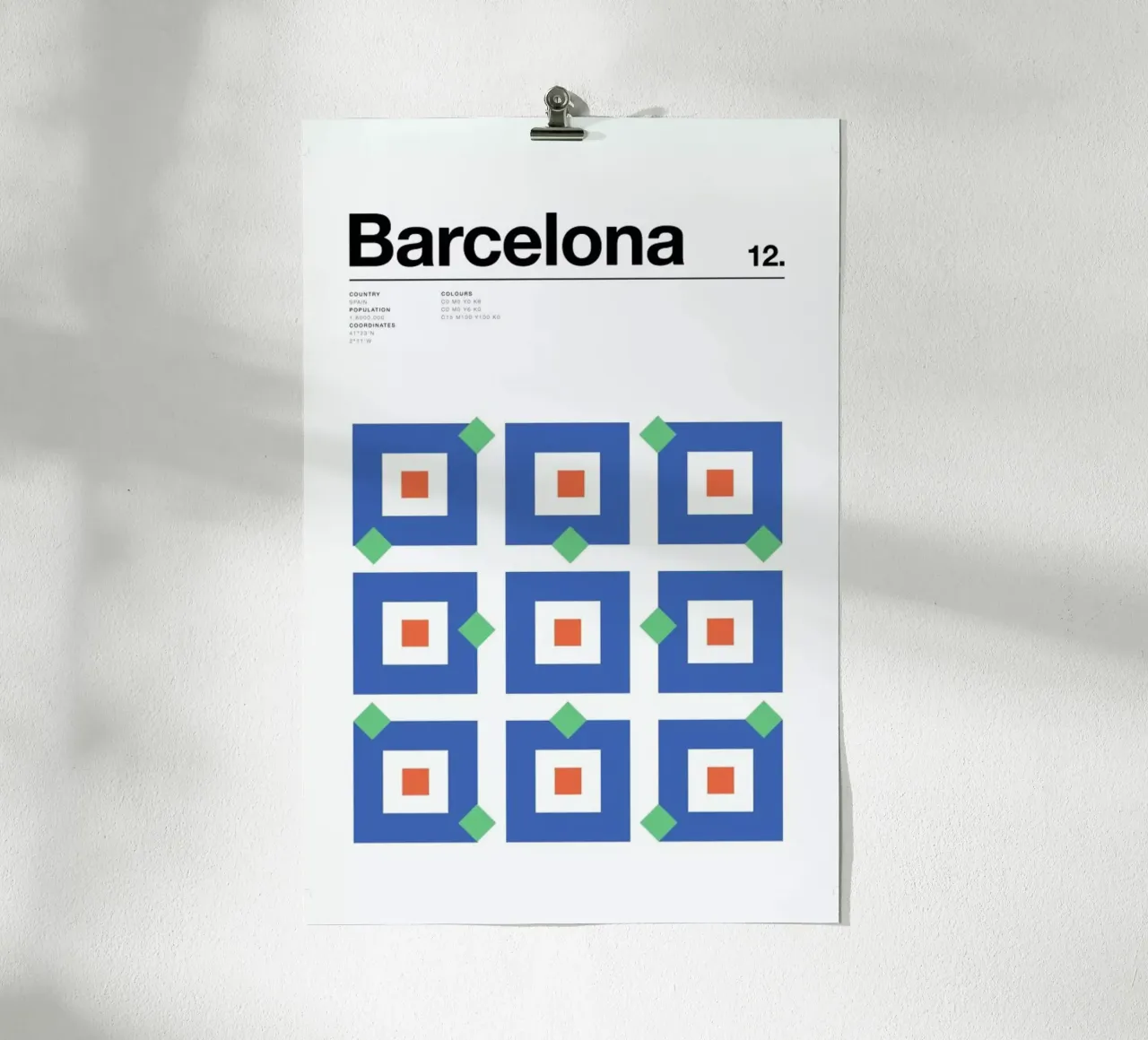 Barcelona poster da Nick Barclay