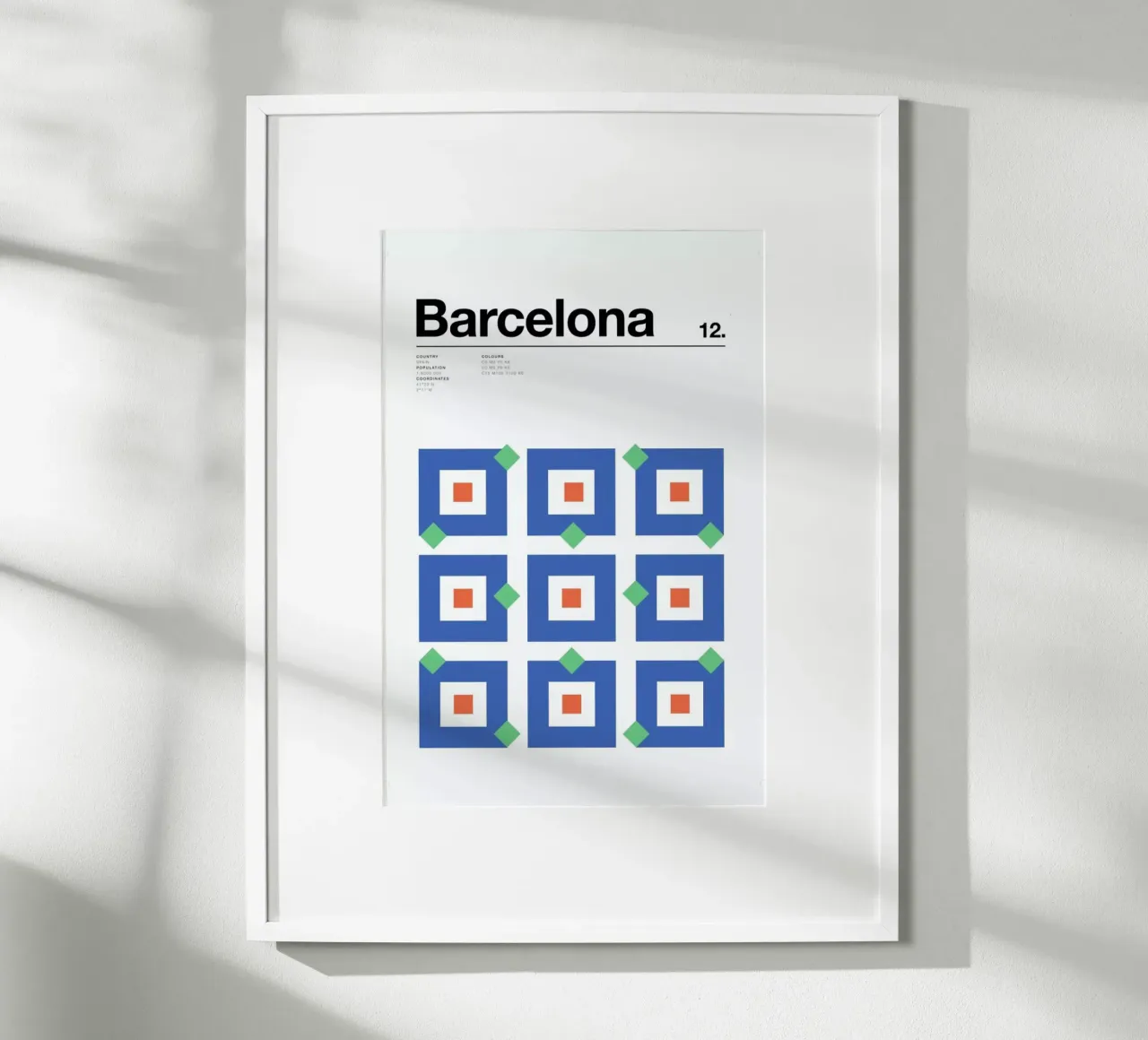 Barcelona poster da Nick Barclay