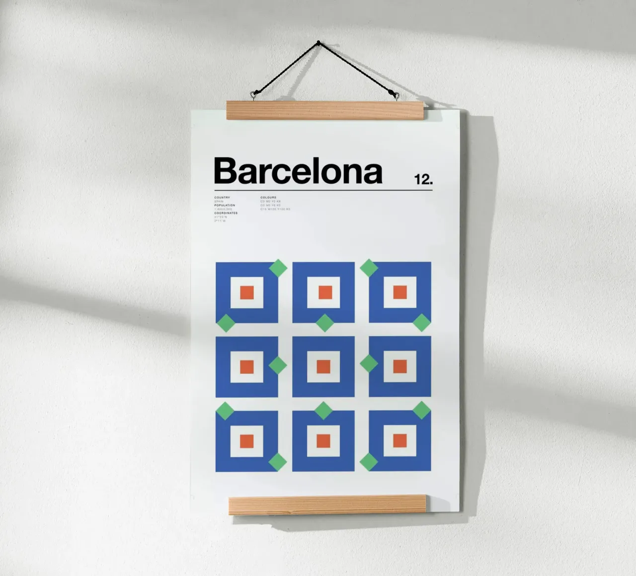 Barcelona poster da Nick Barclay