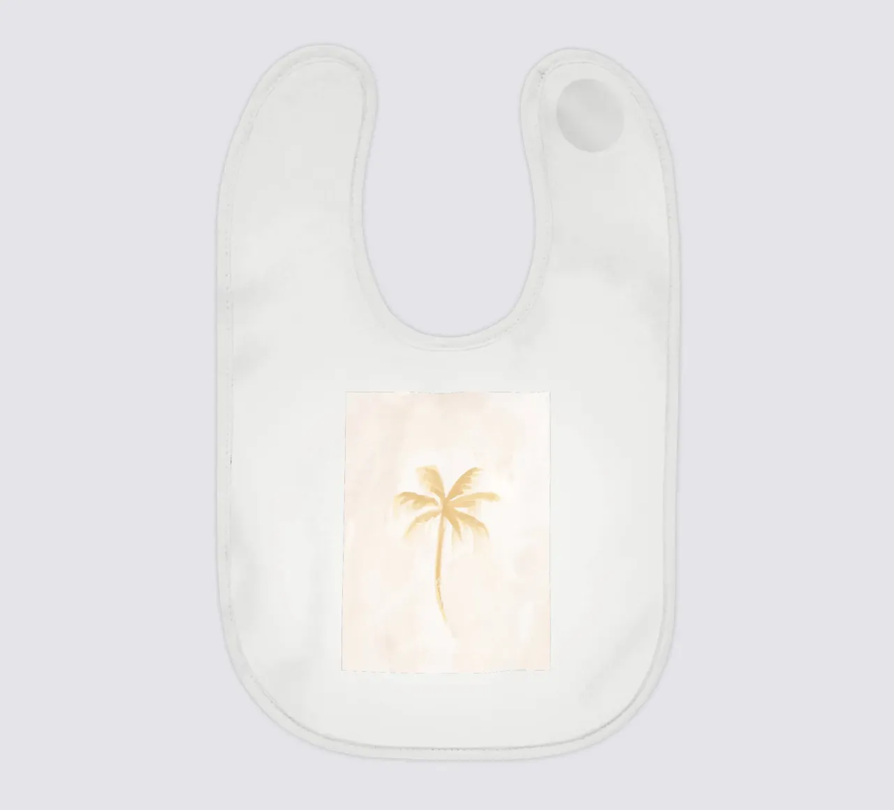 Dreamy Coastal Boho Abstract Coconut Palm Tree Island Vibes bavaglino da This Wild Soul - Illustration