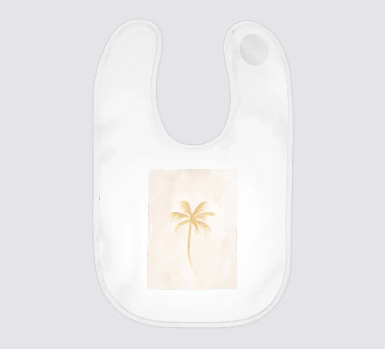 Dreamy Coastal Boho Abstract Coconut Palm Tree Island Vibes bavaglino da This Wild Soul - Illustration